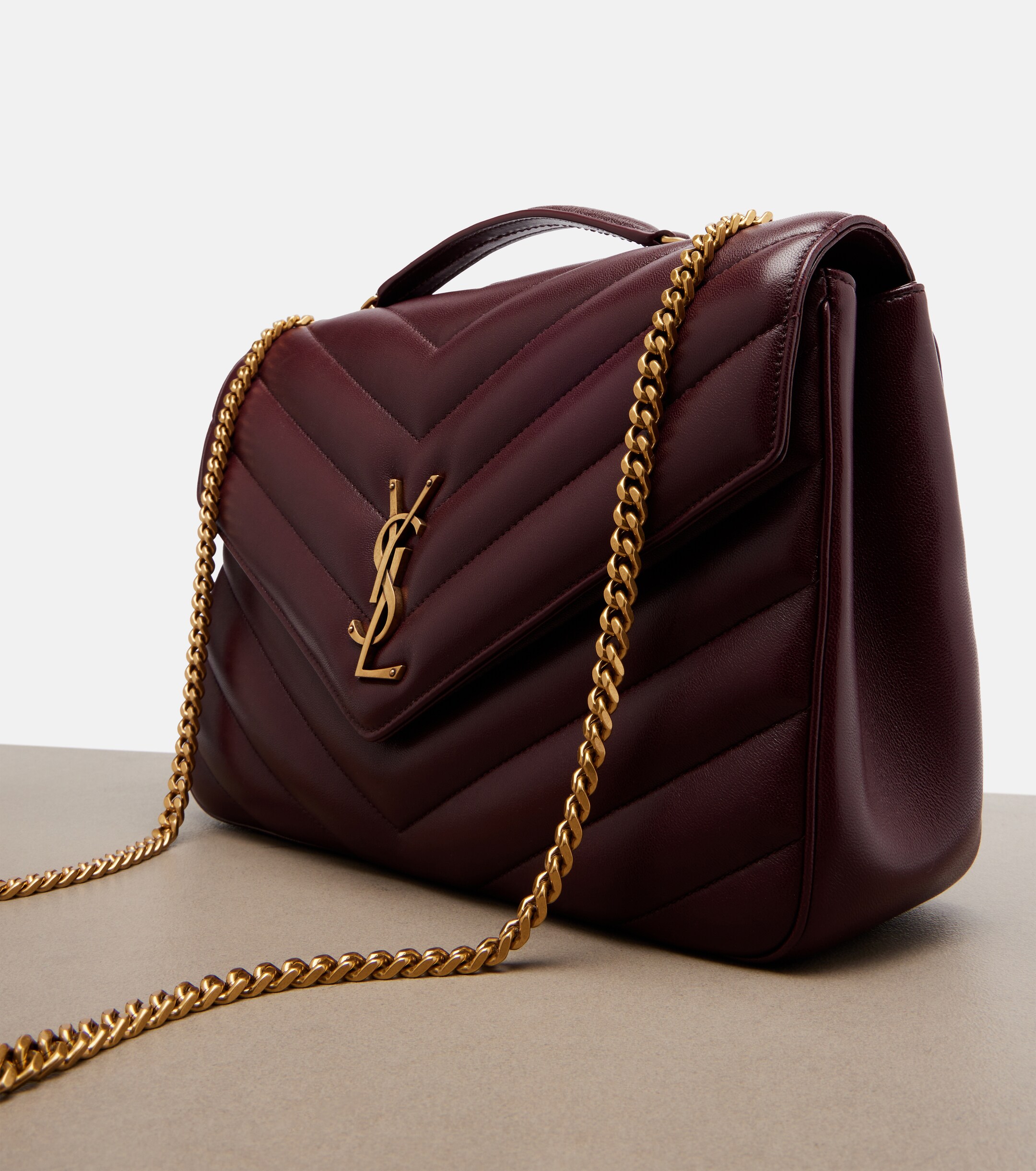 Saint Laurent Loulou Large leather shoulder bag