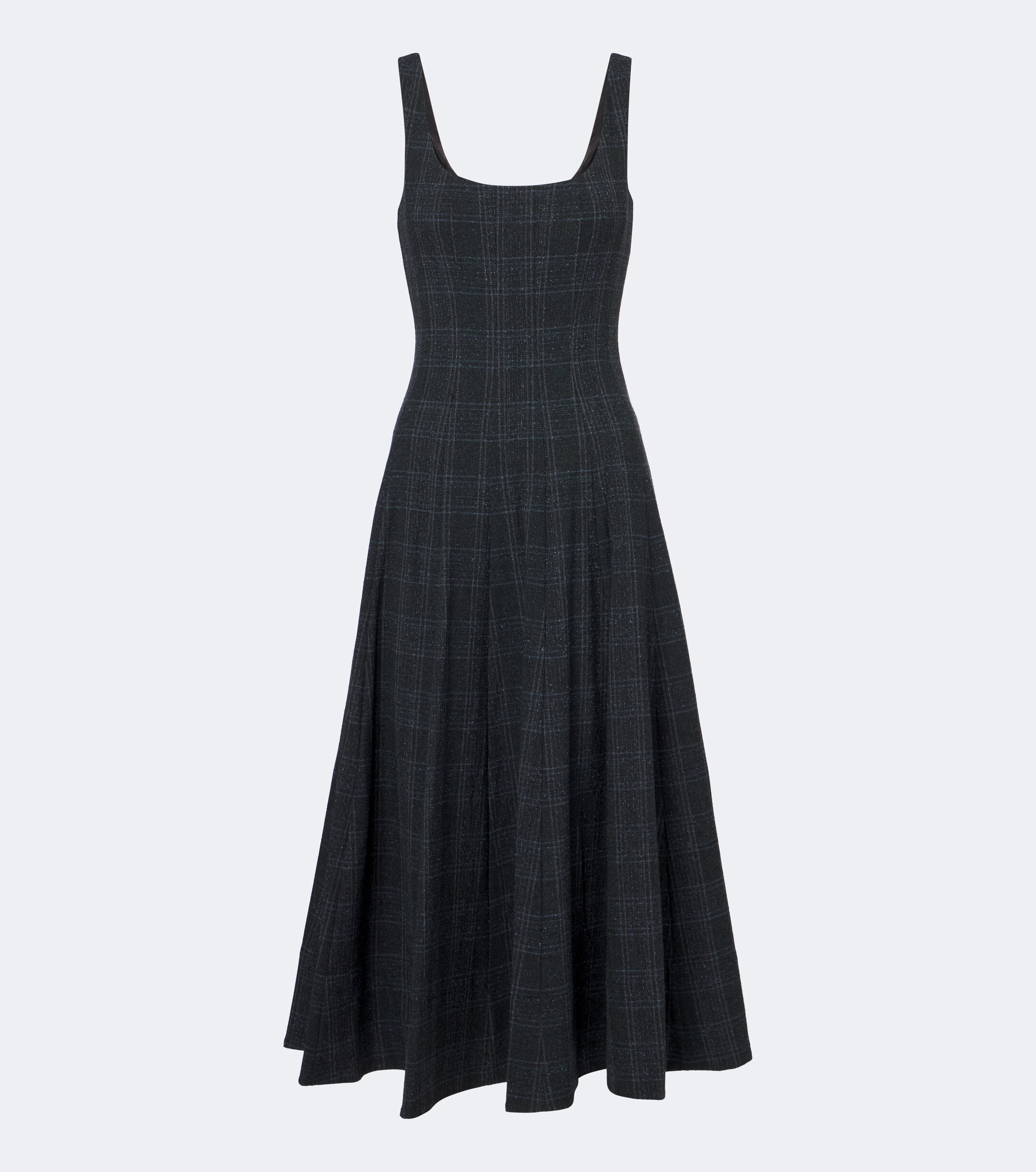 Staud Staud Wells checked midi dress