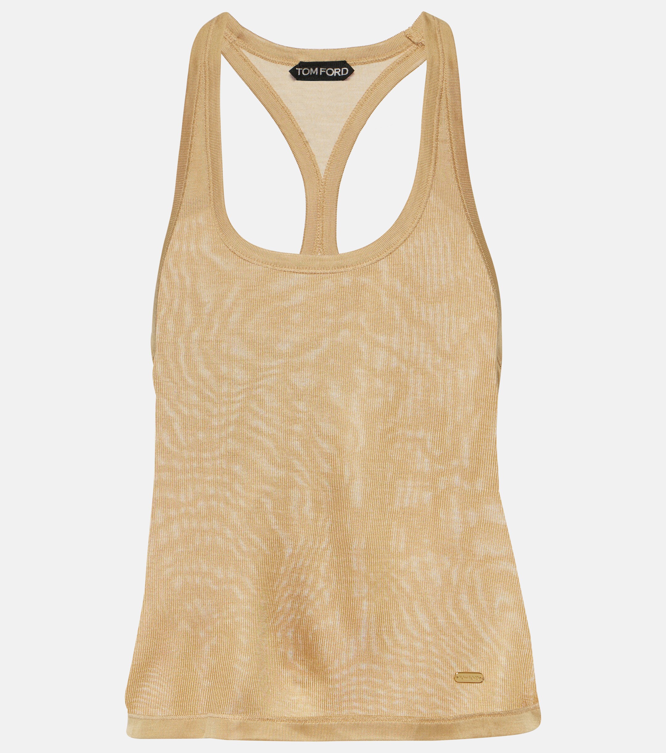 Tom Ford Micro-Rib silk jersey tank top