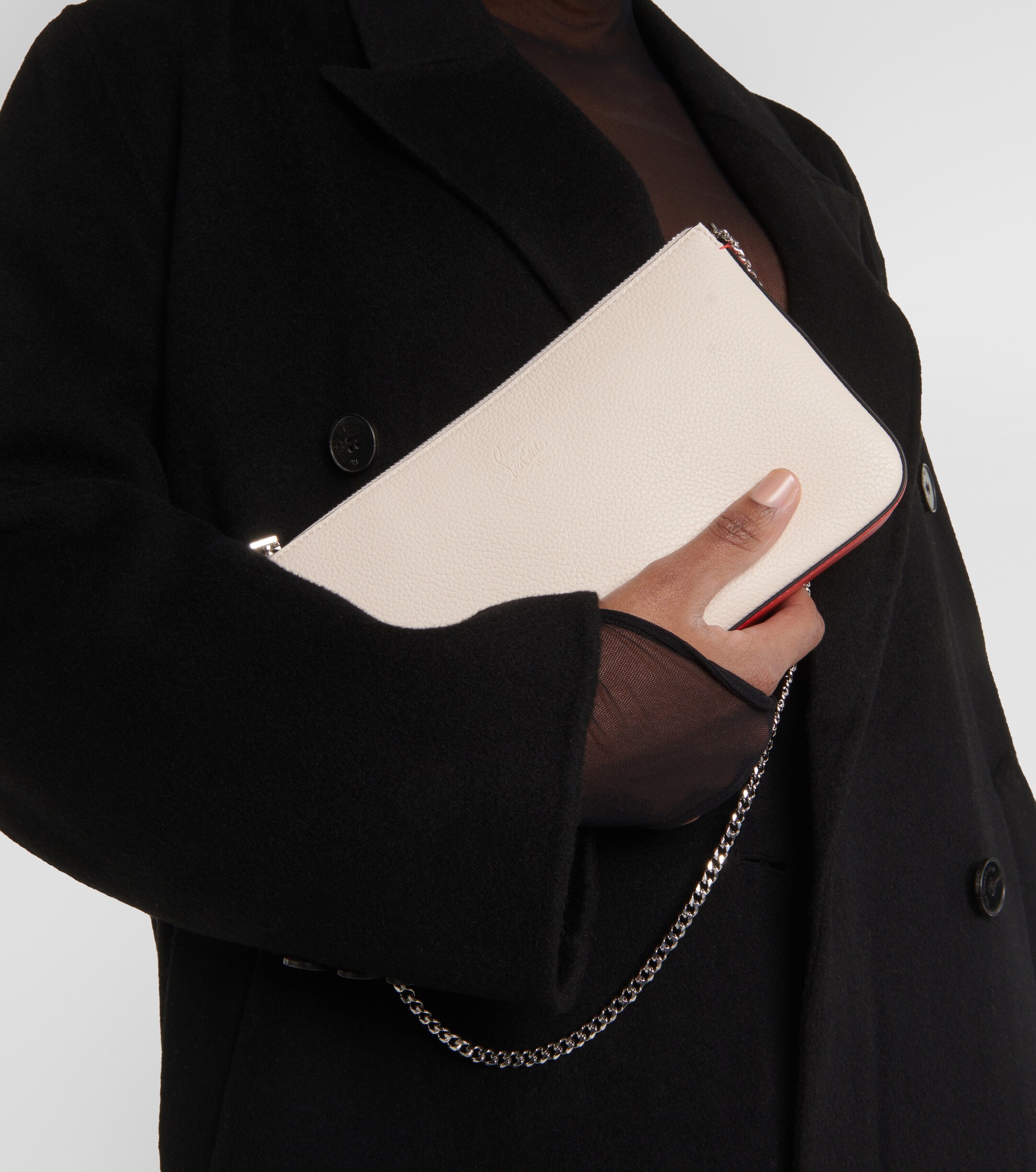 CHRISTIAN LOUBOUTIN Loubila Hybrid leather crossbody bag