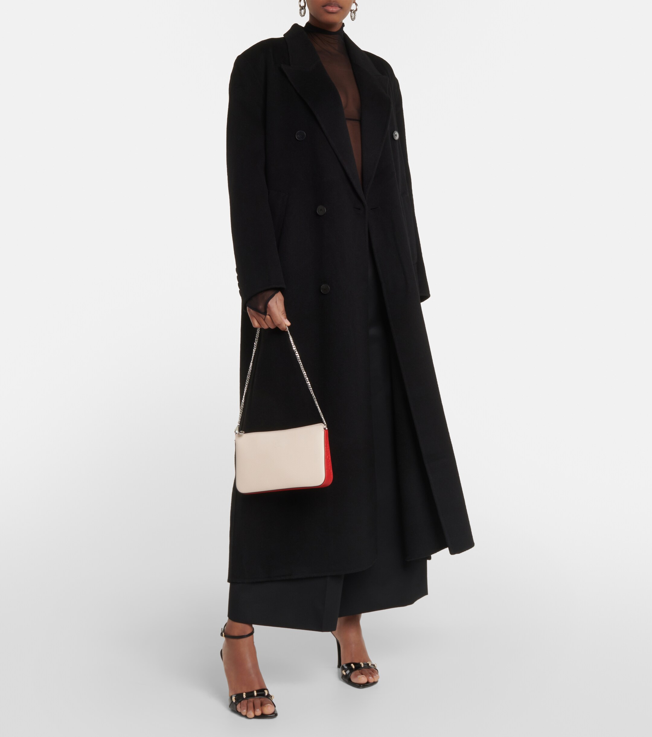 CHRISTIAN LOUBOUTIN Loubila Hybrid leather crossbody bag