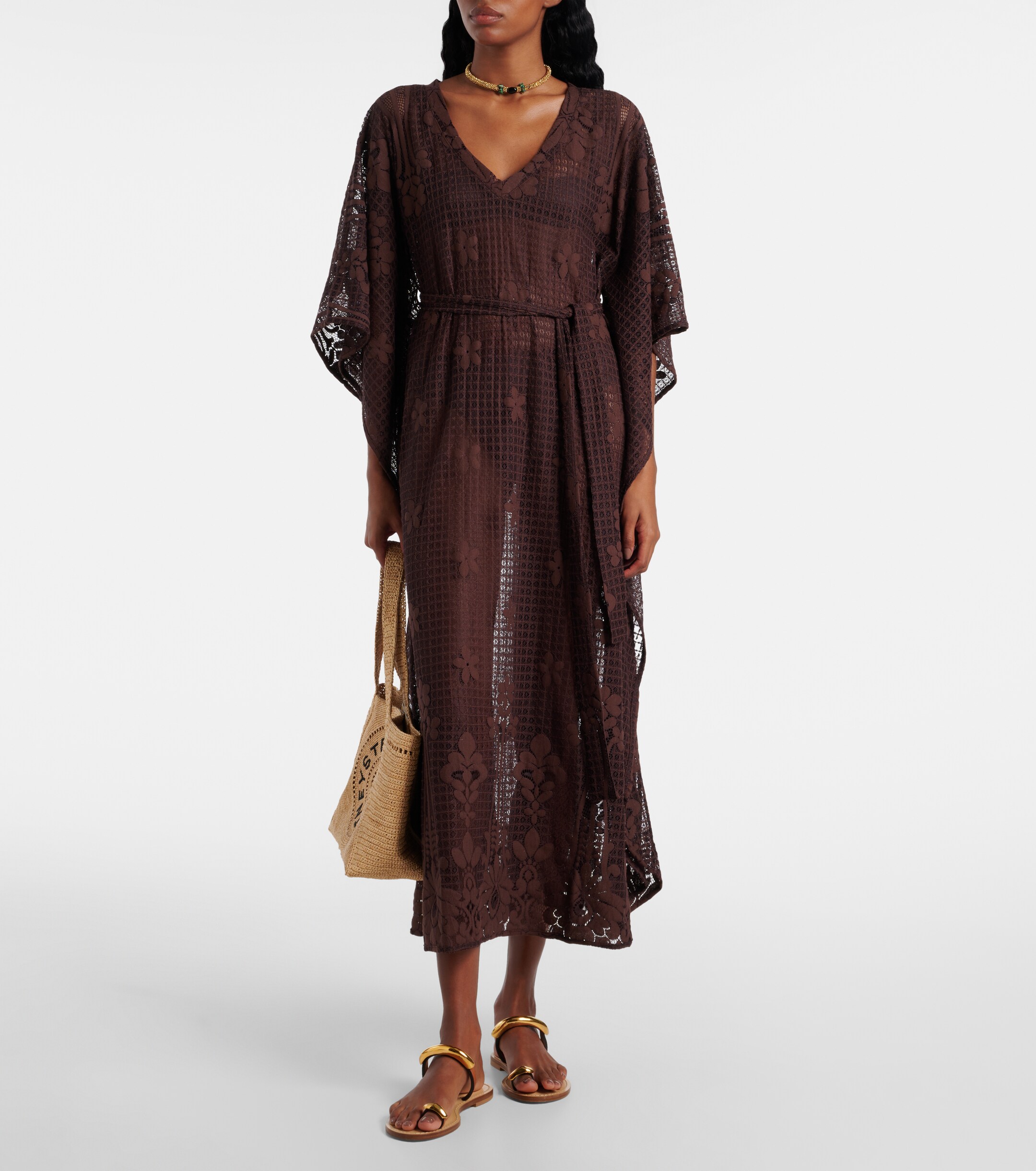 Melissa Odabash Melissa Odabash June cotton-blend kaftan