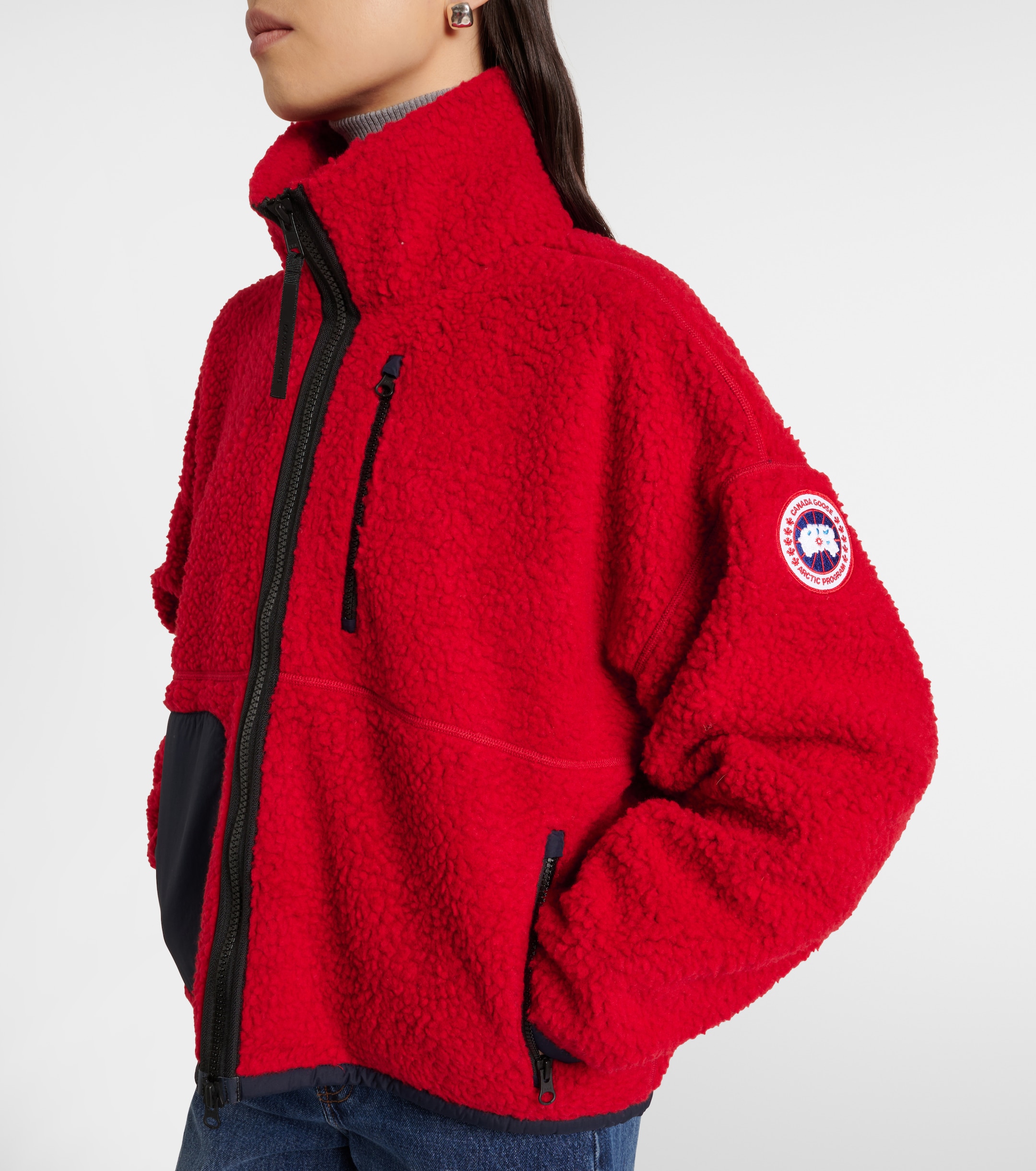 Canada Goose Simcoe wool-blend fleece jacket