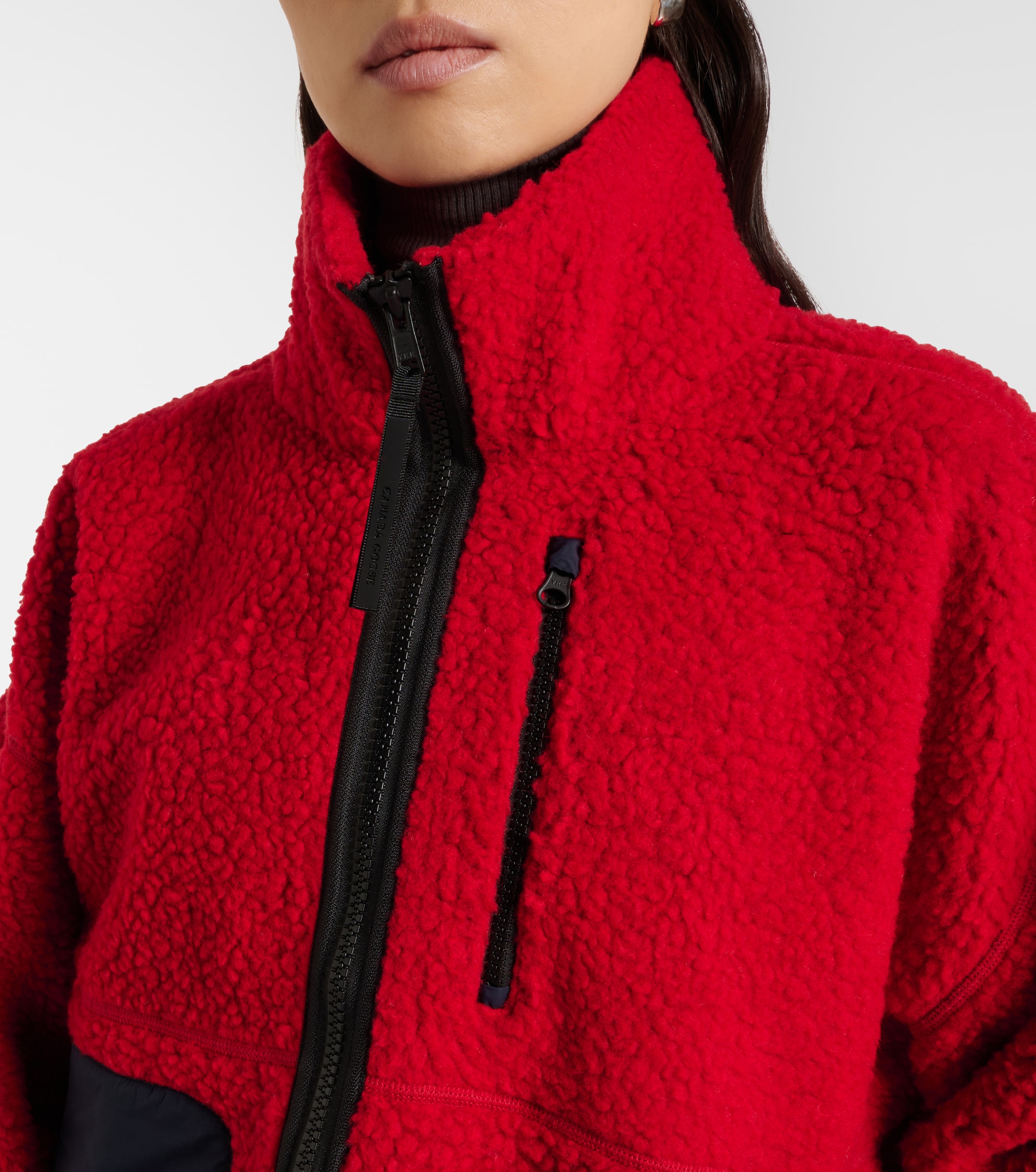 Canada Goose Simcoe wool-blend fleece jacket