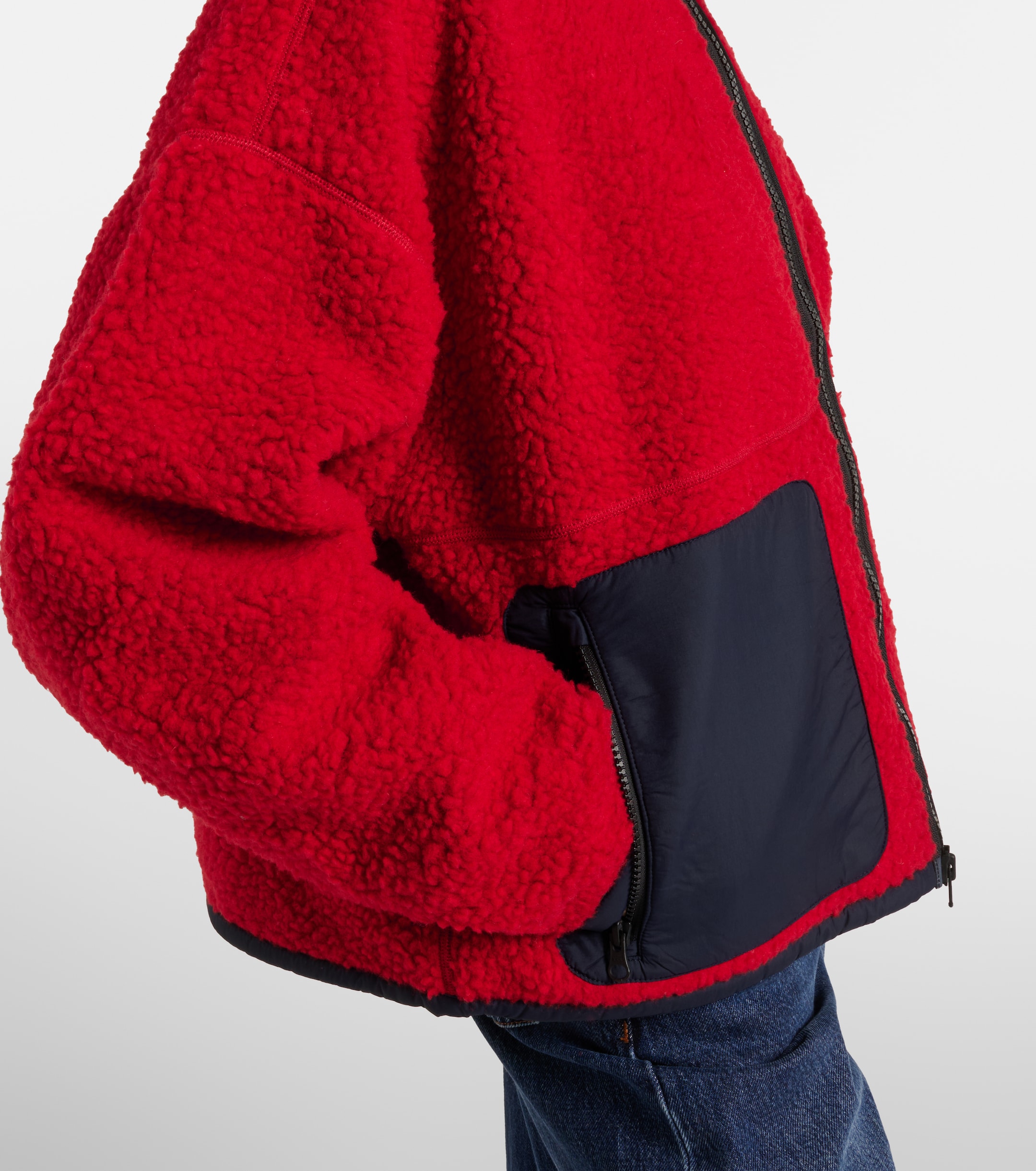 Canada Goose Simcoe wool-blend fleece jacket