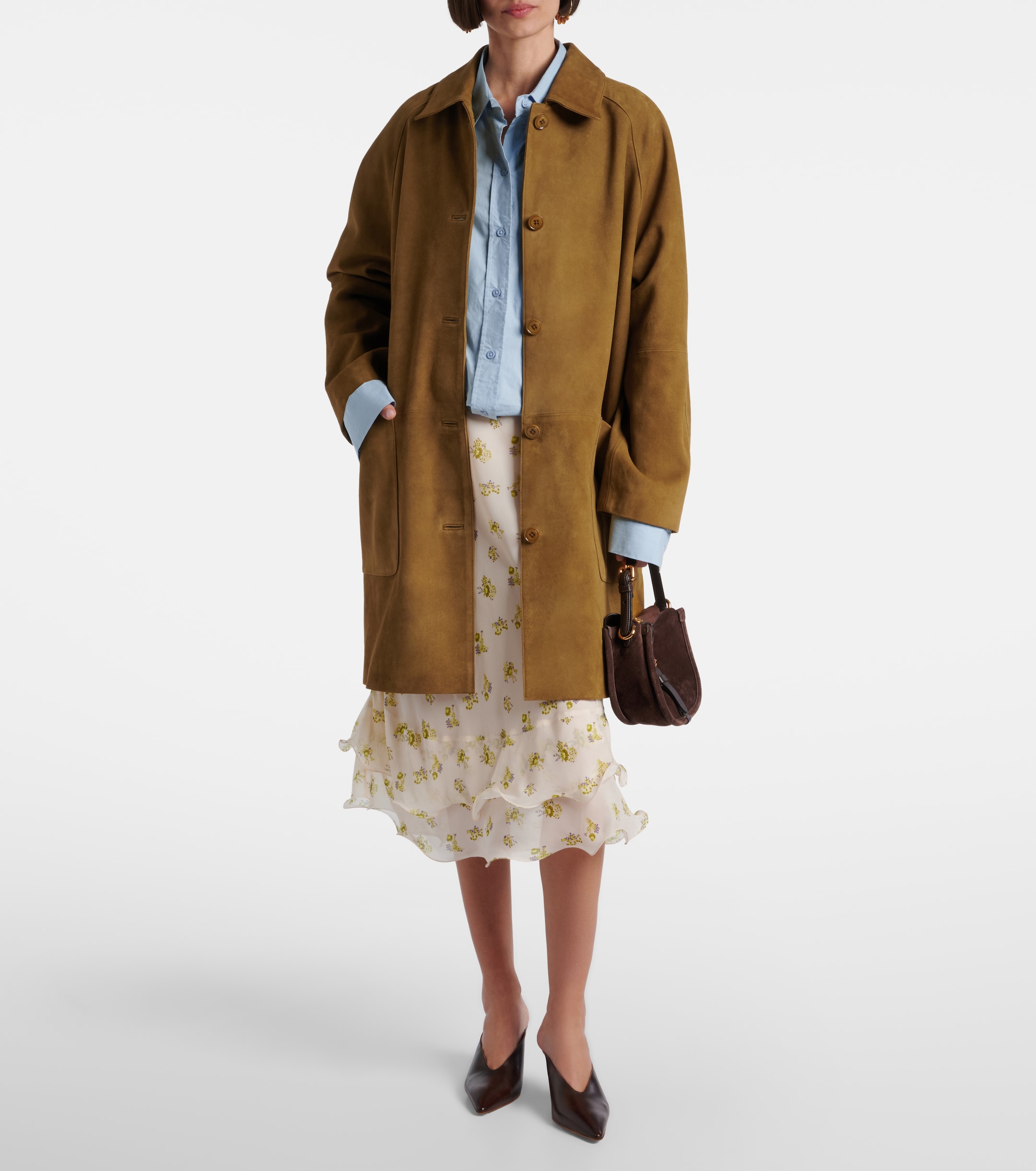 Dorothee Schumacher - Soft Touch suede coat | Plush