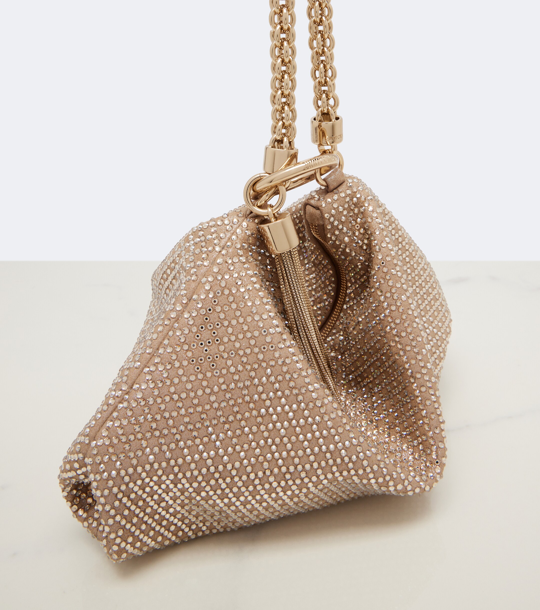 JIMMY CHOO Callie Medium embellished clutch