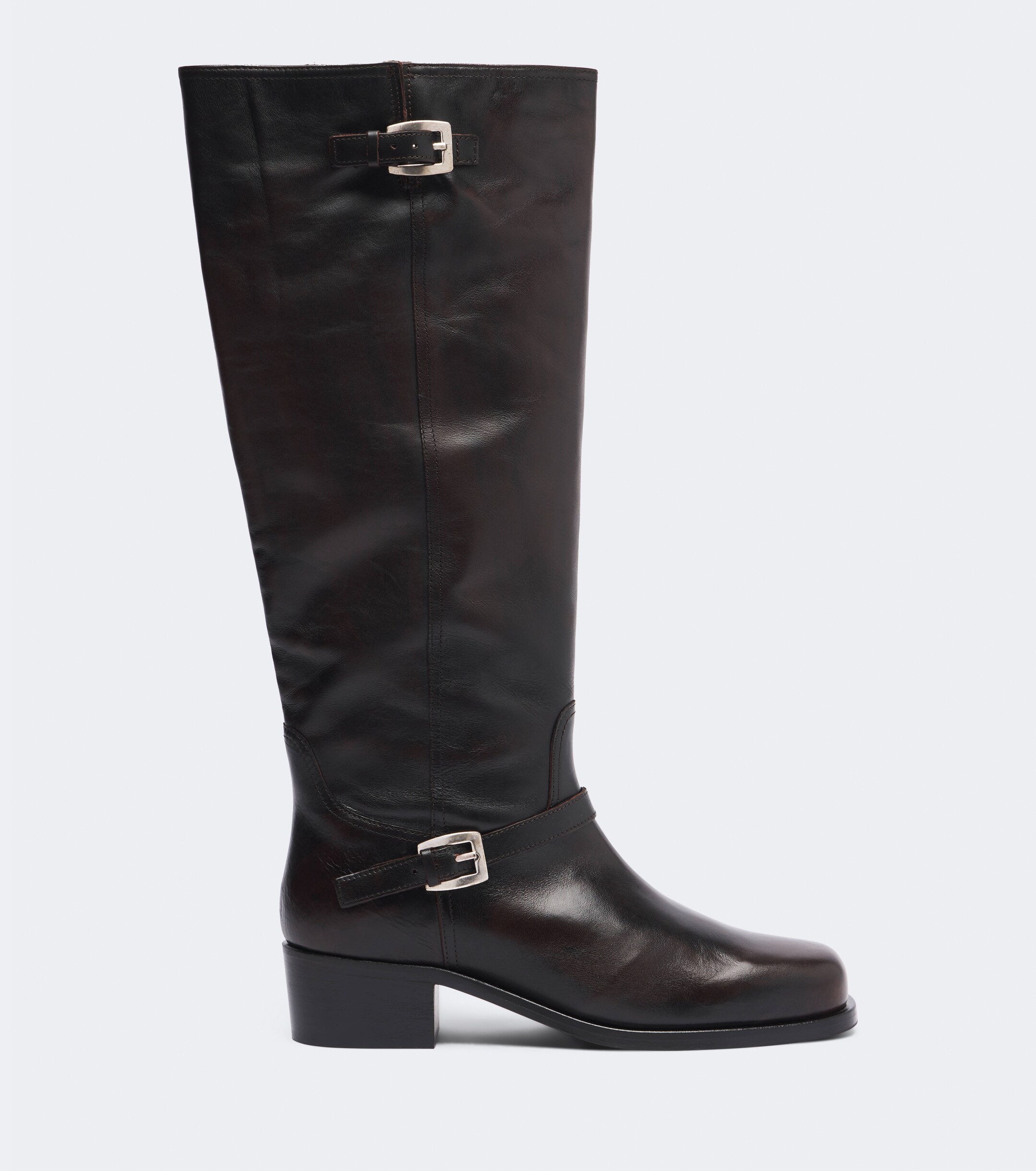 Staud Staud Brooklyn leather knee-high boots