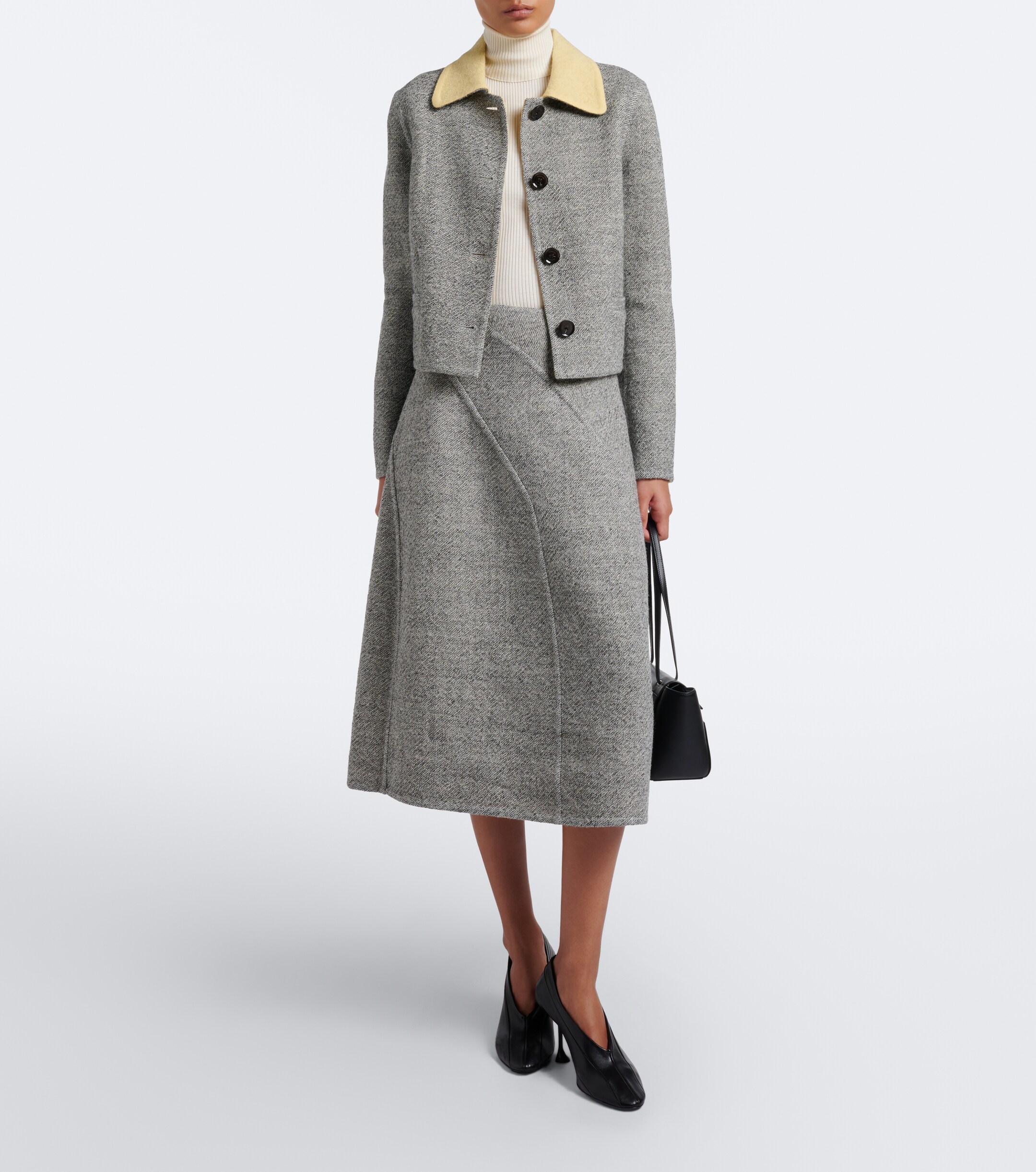Proenza Schouler Proenza Schouler Gaella wool-blend midi skirt