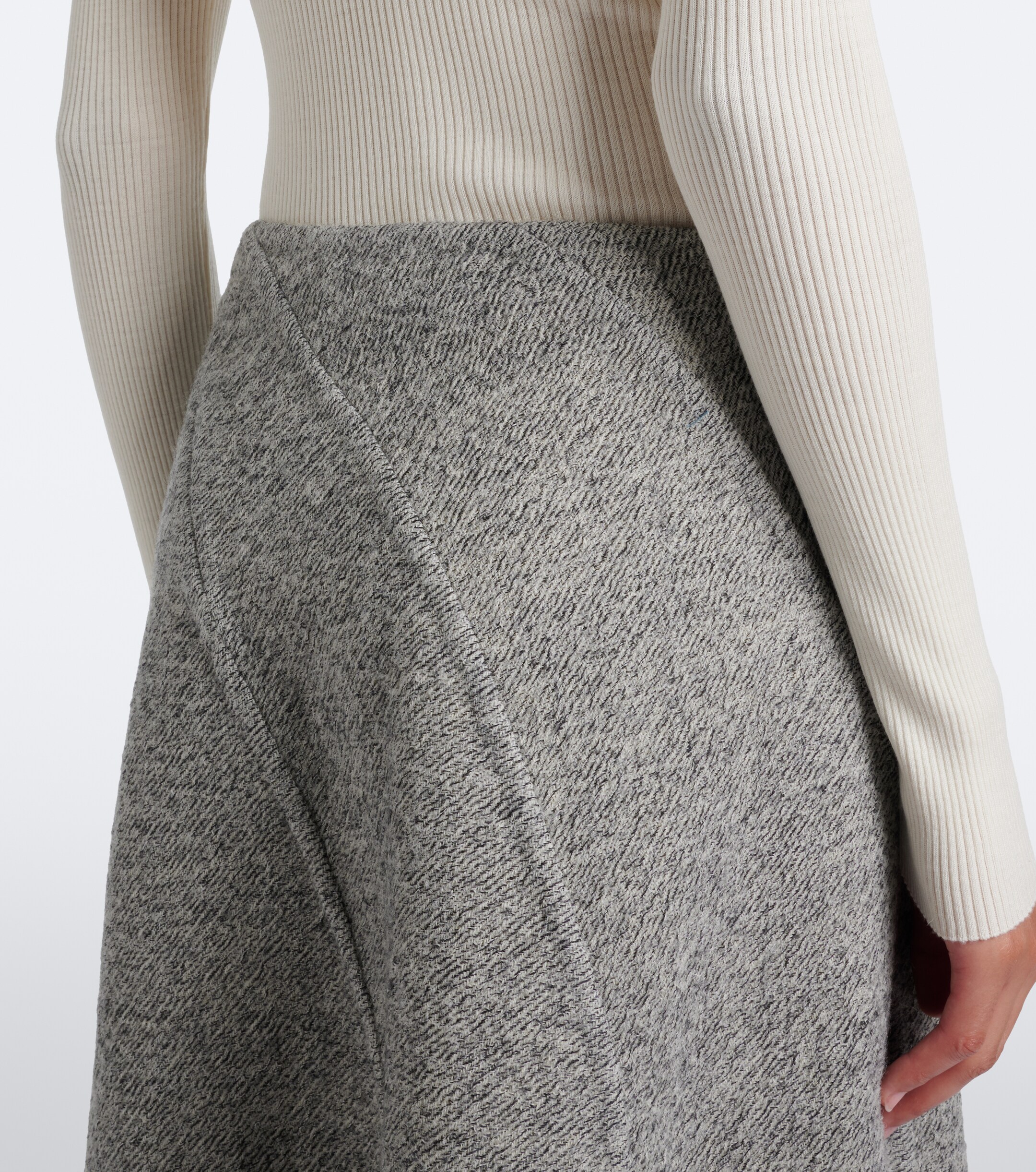 Proenza Schouler Proenza Schouler Gaella wool-blend midi skirt