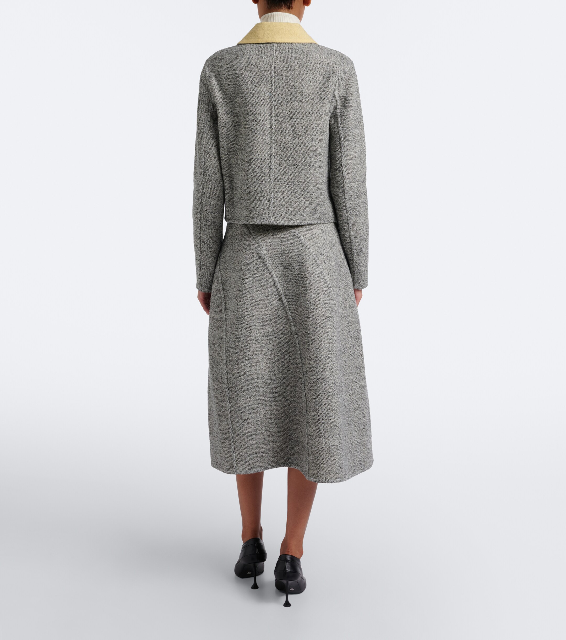 Proenza Schouler Proenza Schouler Gaella wool-blend midi skirt