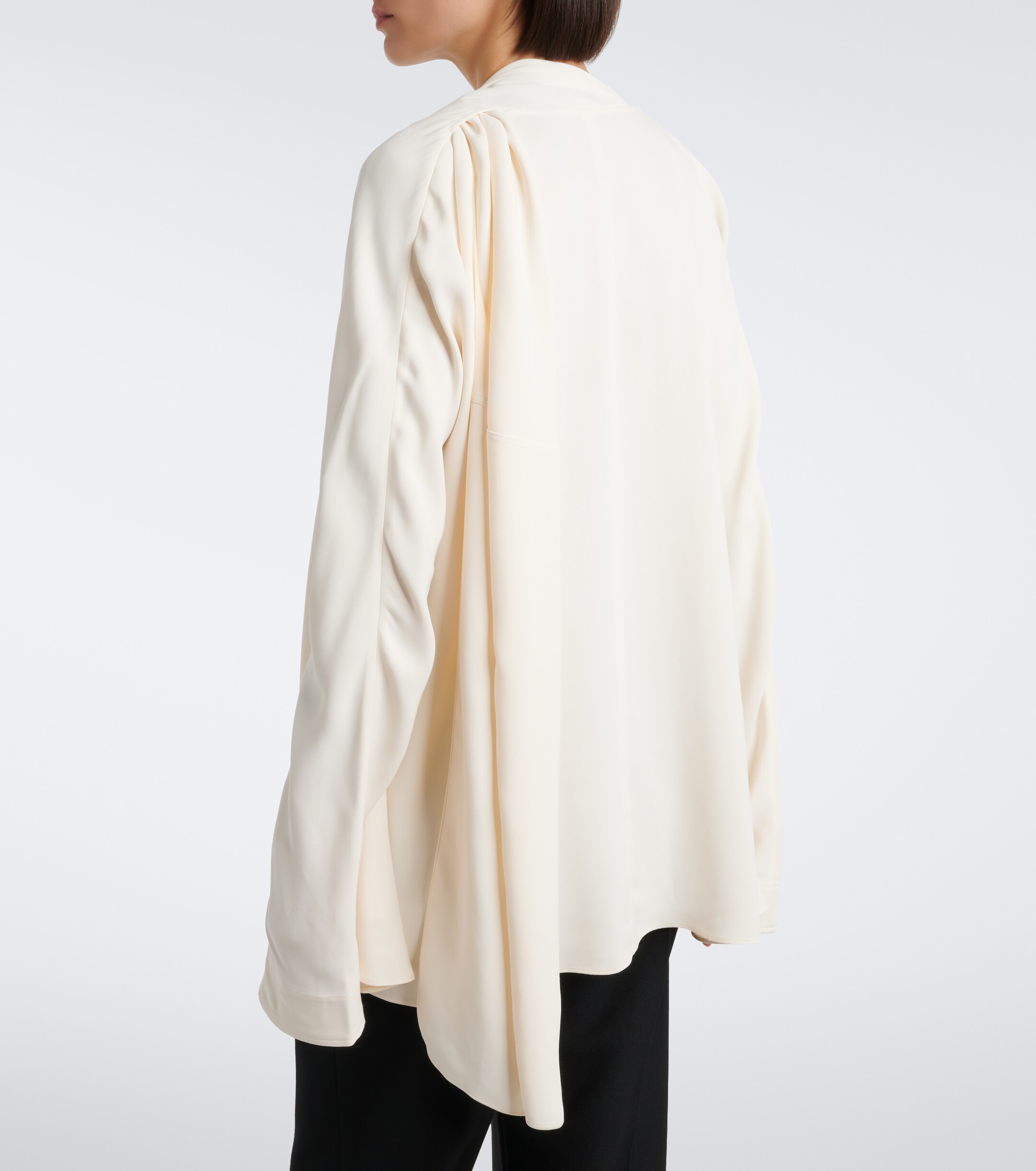 TOTEME Toteme Draped cady blouse