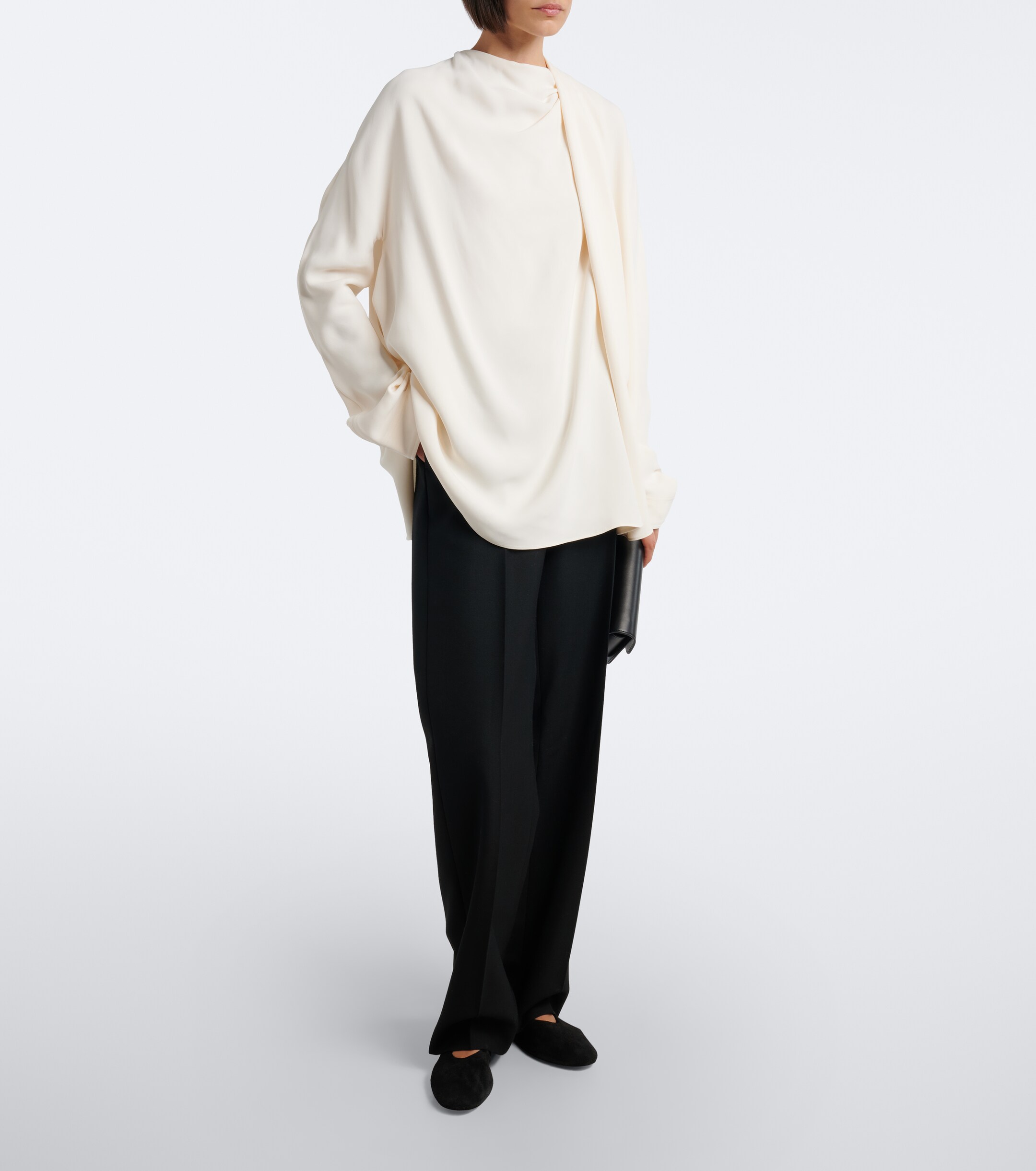 TOTEME Toteme Draped cady blouse
