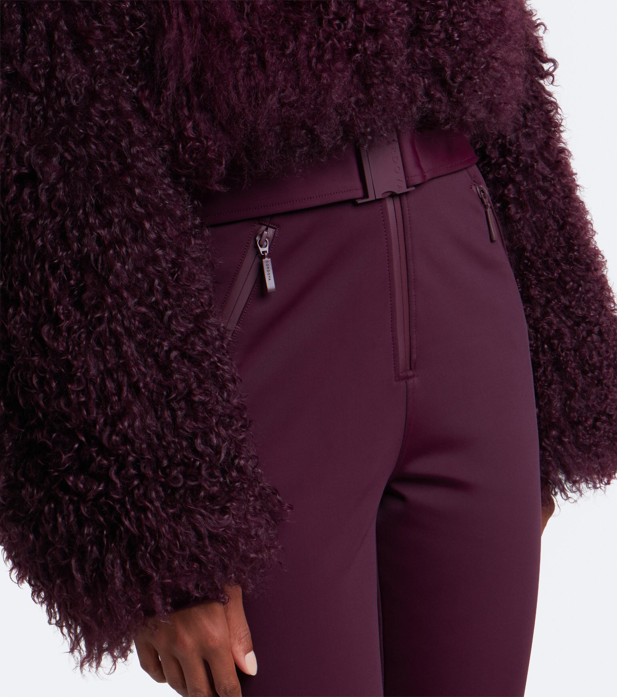 CORDOVA Cordova Nozawa belted shearling ski suit
