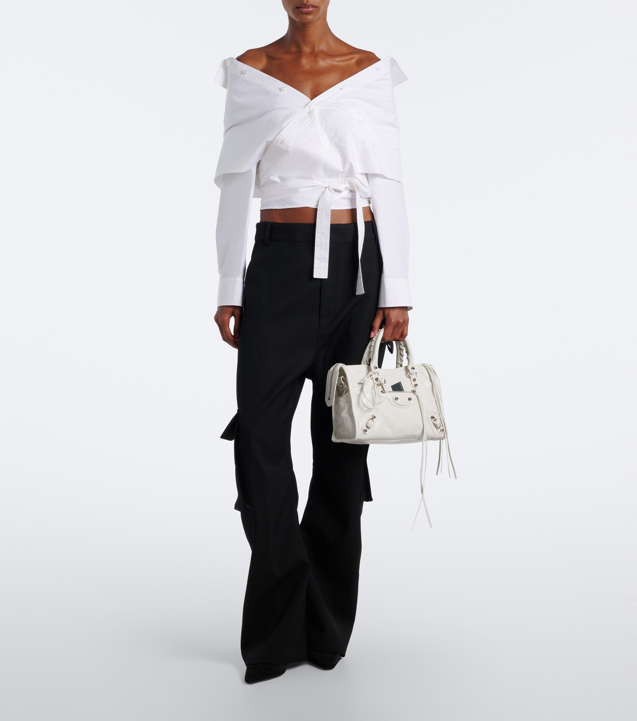 Balenciaga Le City Small leather top-handle bag