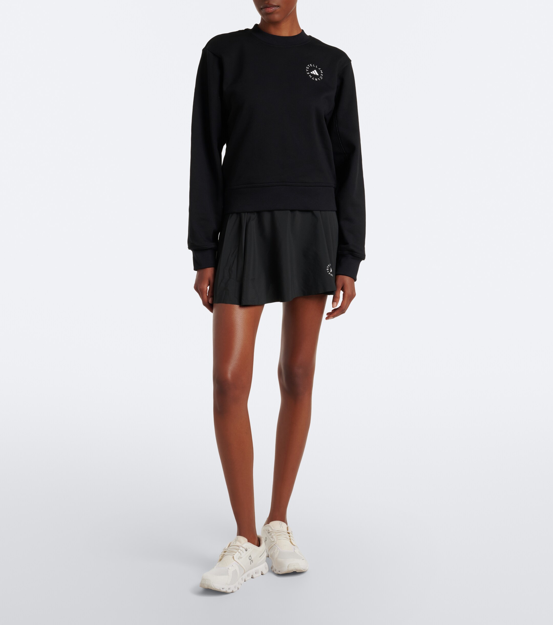 adidas by Stella McCartney Adidas by Stella McCartney Logo cotton jersey sweatshirt