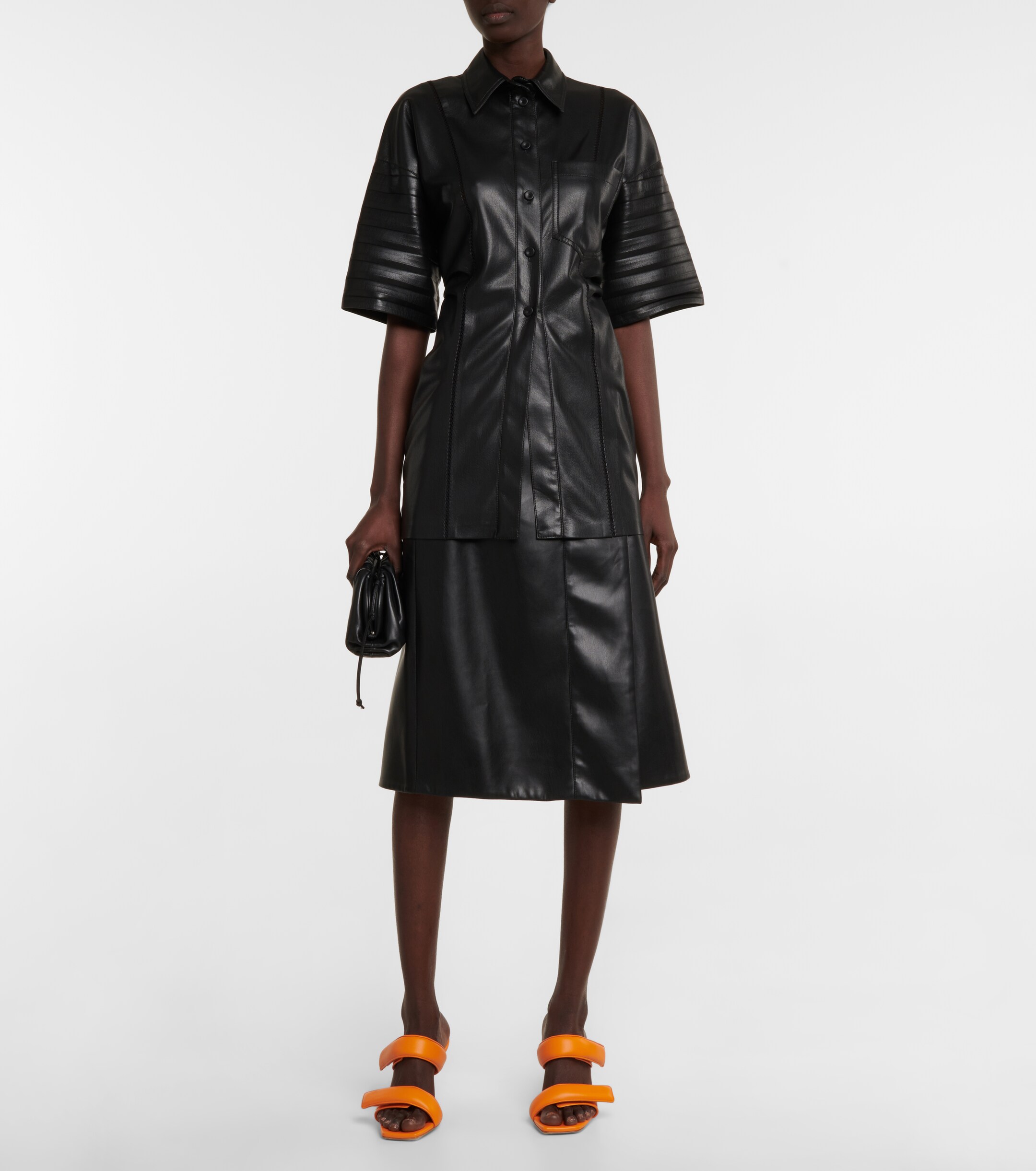 Gia Borghini Gia x Pernille Teisbaek Perni 03 leather sandal thumbnail