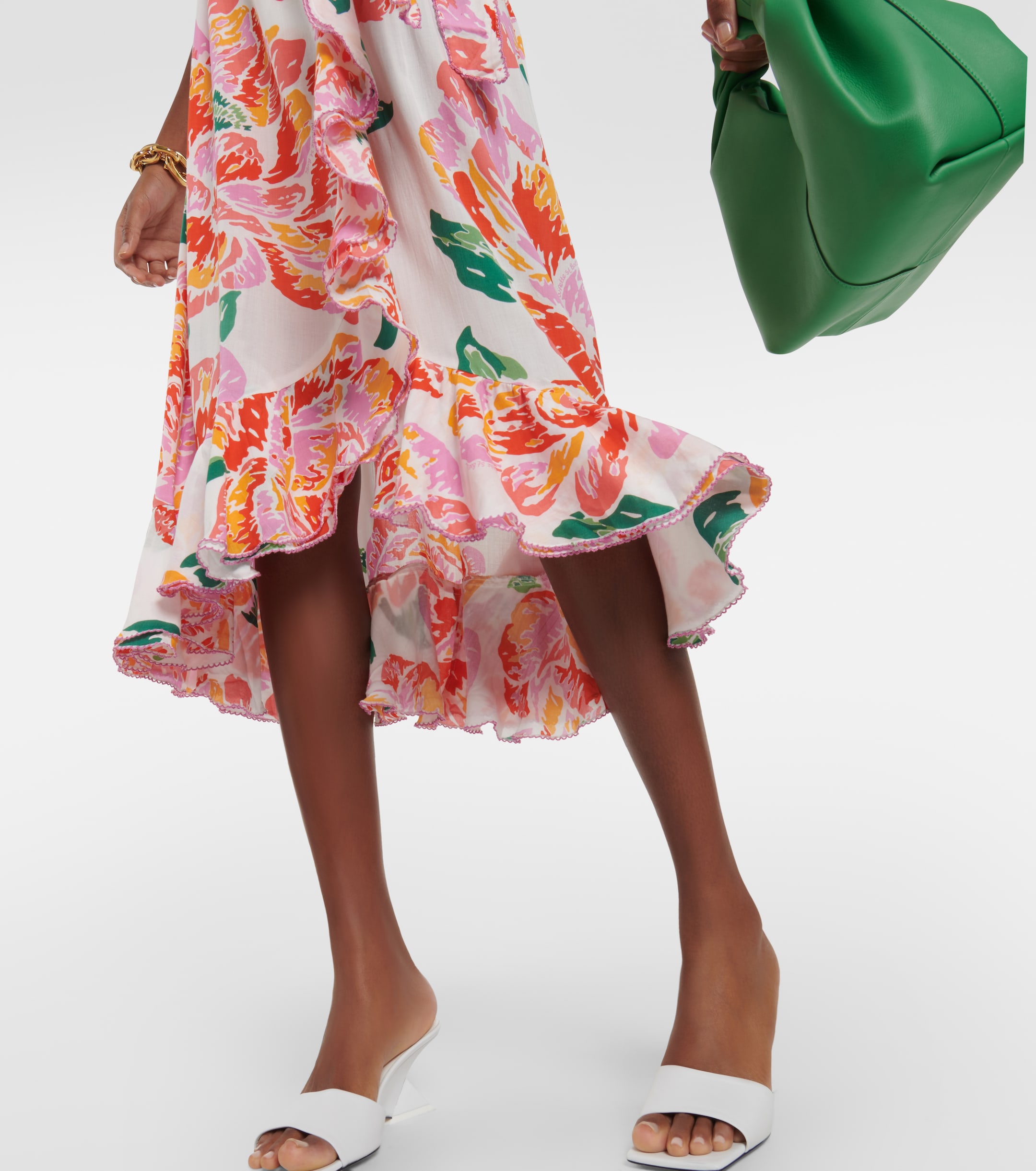 Poupette St Barth Aude floral midi dress