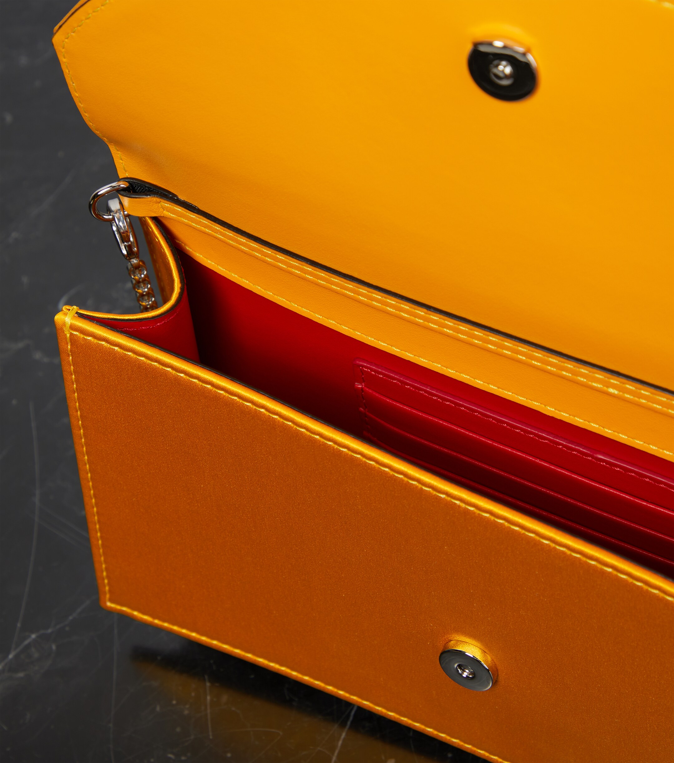 CHRISTIAN LOUBOUTIN Loubi54 satin clutch