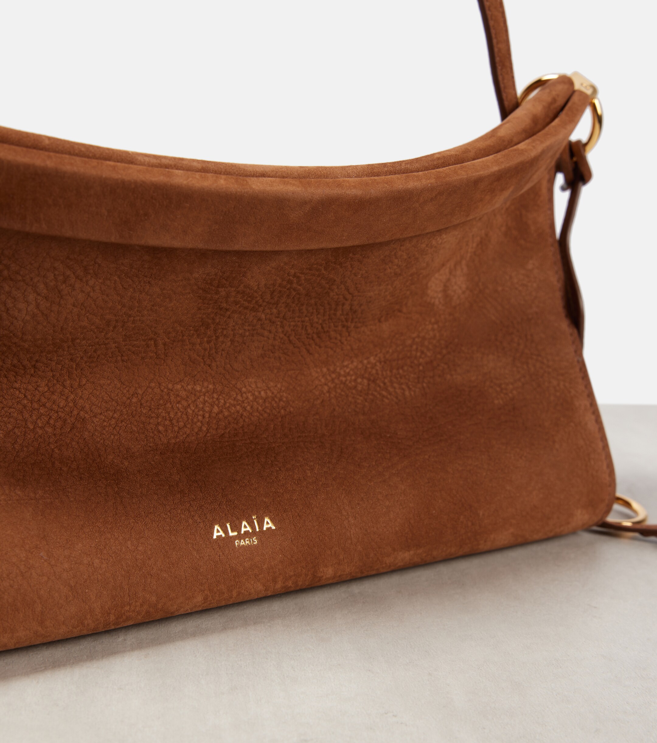 Alaïa Le Click East West Medium leather shoulder bag