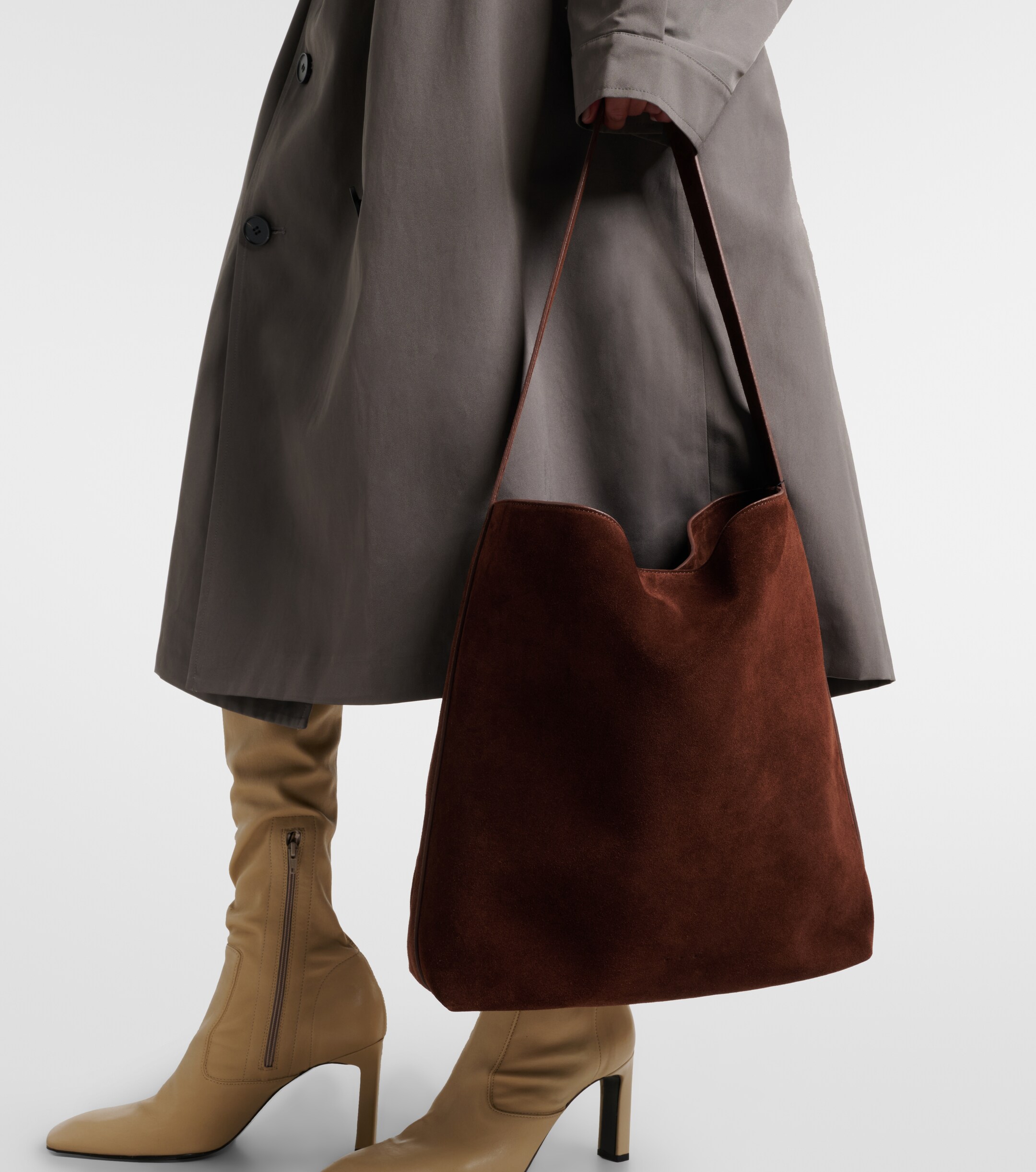 AESTHER EKME Sac Supple suede tote bag thumbnail