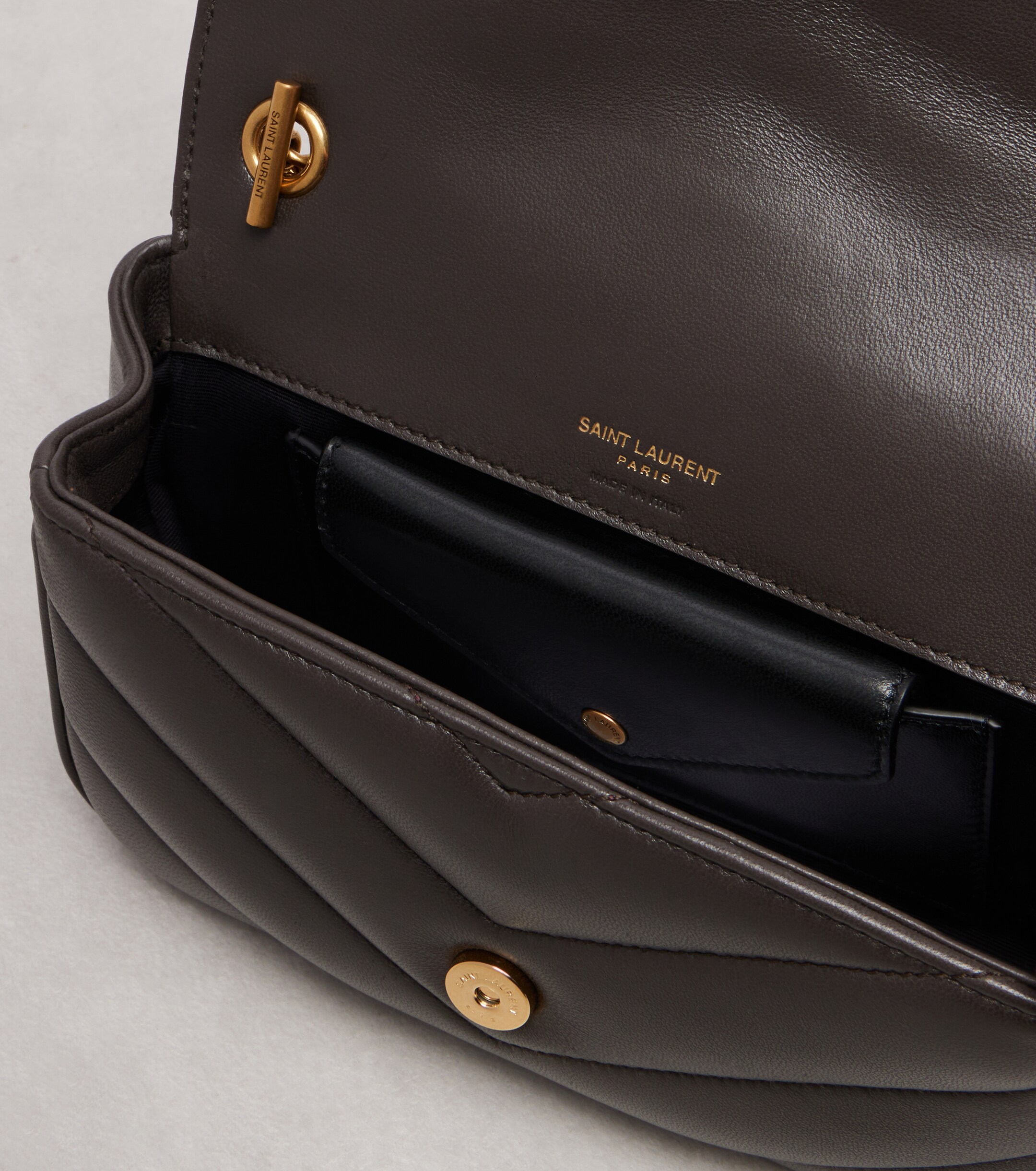Saint Laurent Loulou Mini leather shoulder bag