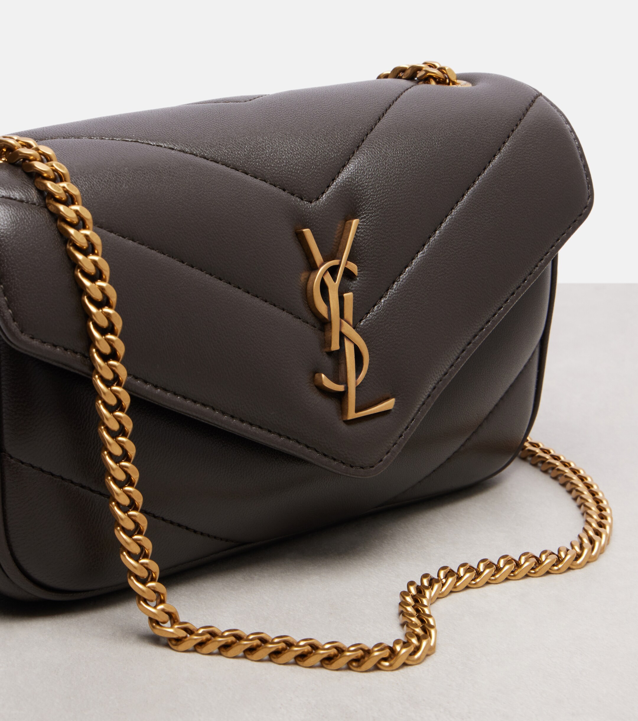 Saint Laurent Loulou Mini leather shoulder bag