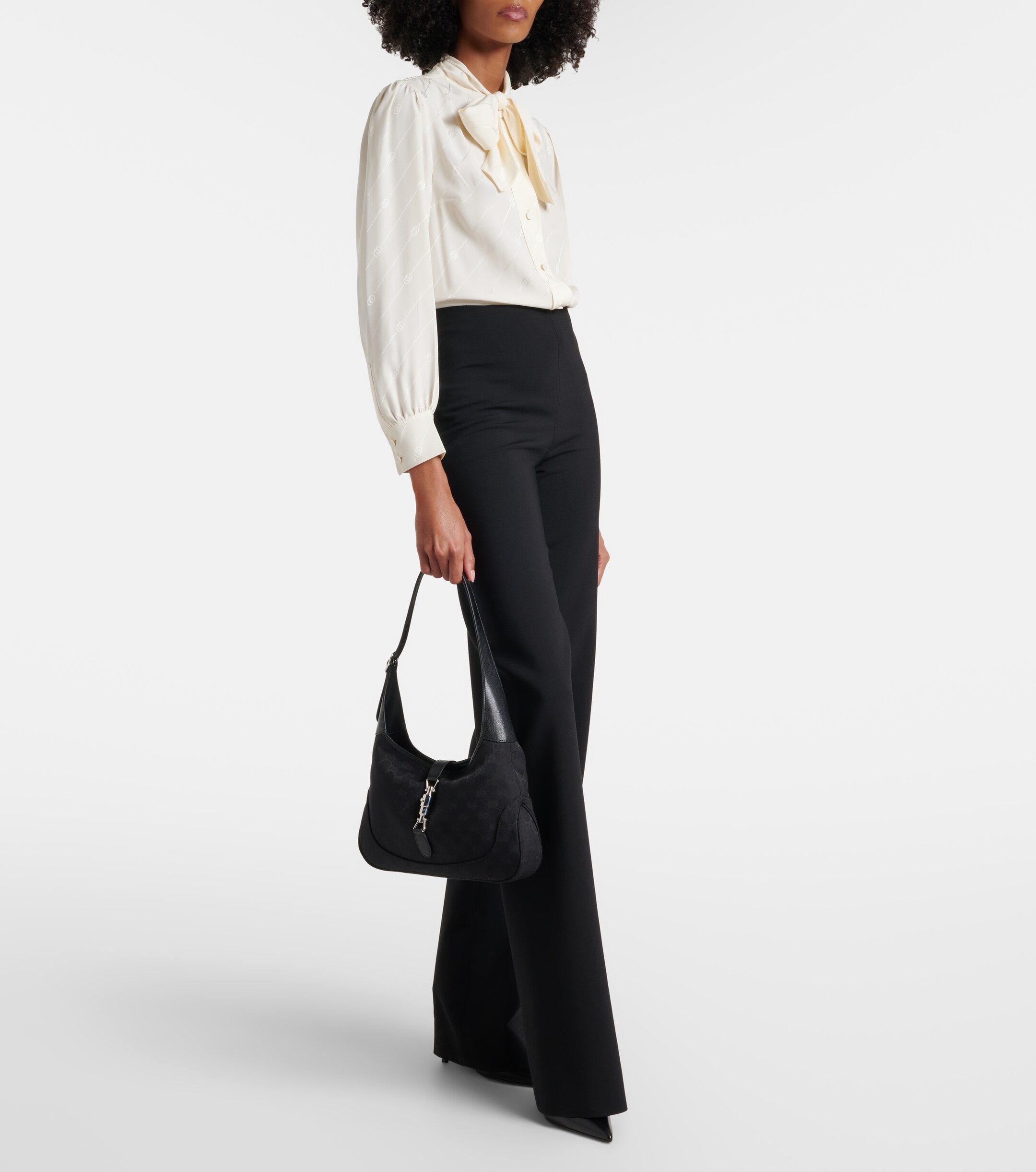 Gucci Gucci Jackie 1961 Small canvas shoulder bag