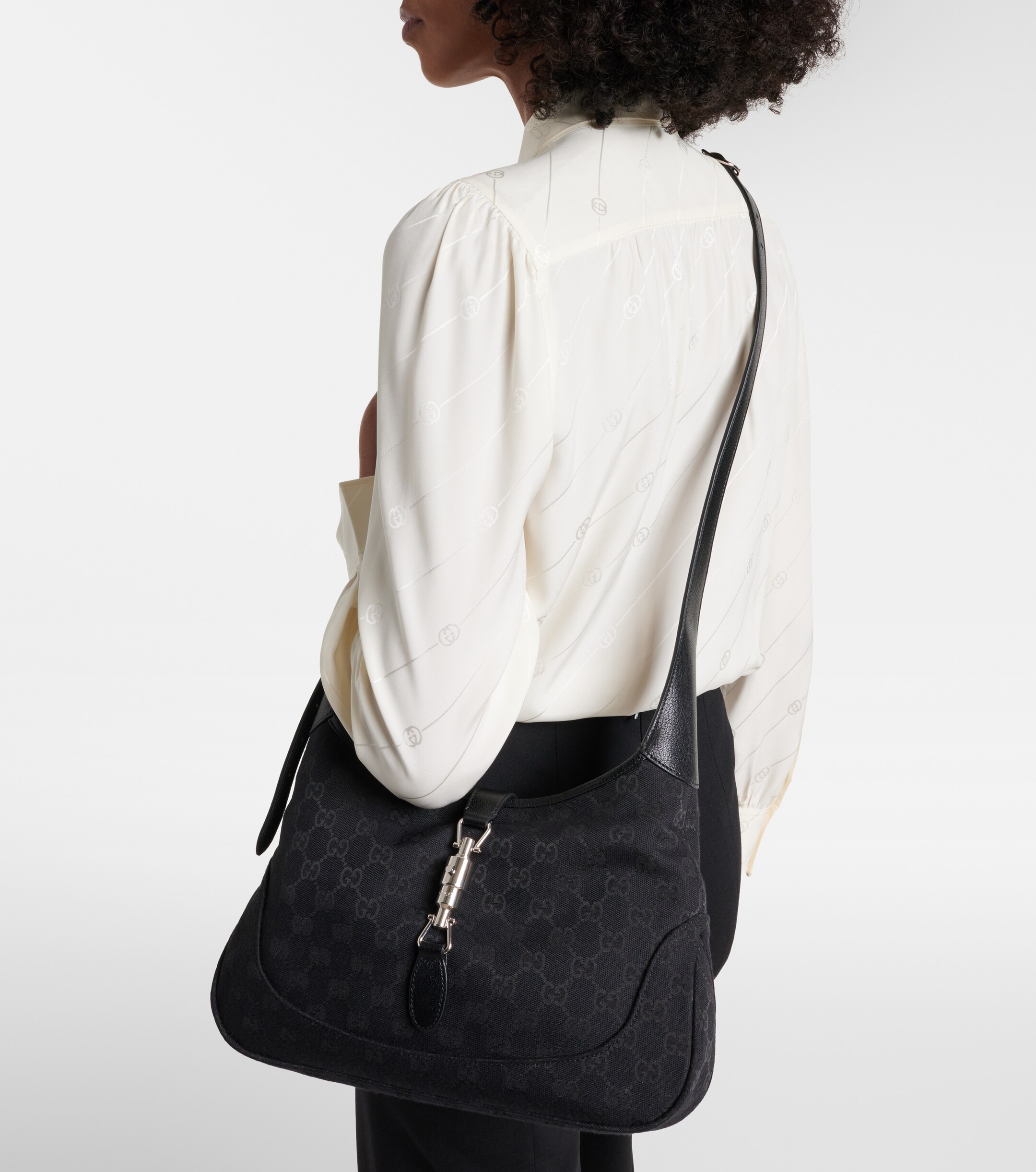 Gucci Gucci Jackie 1961 Small canvas shoulder bag