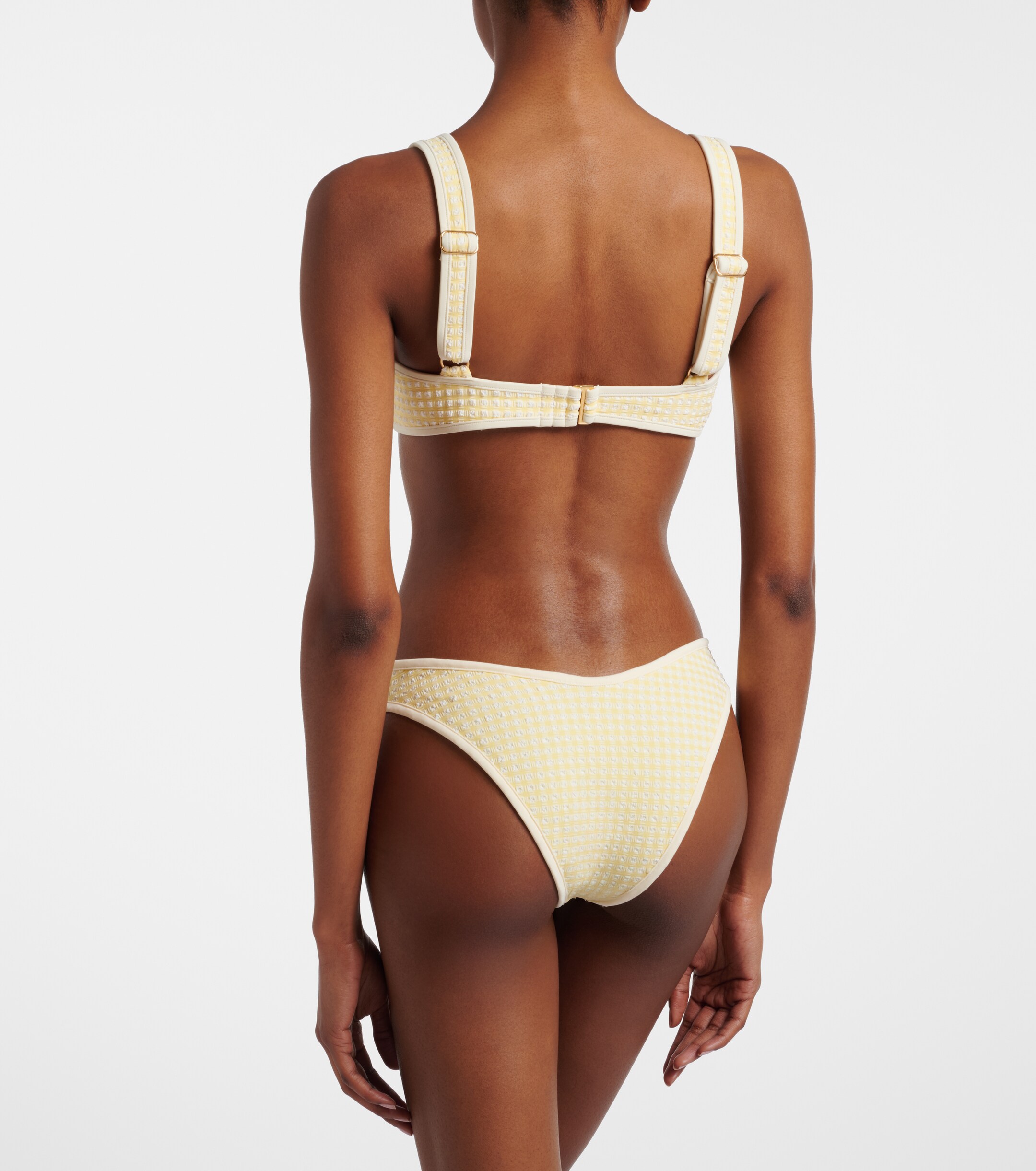 Montce Montce Polly gingham bikini bottoms