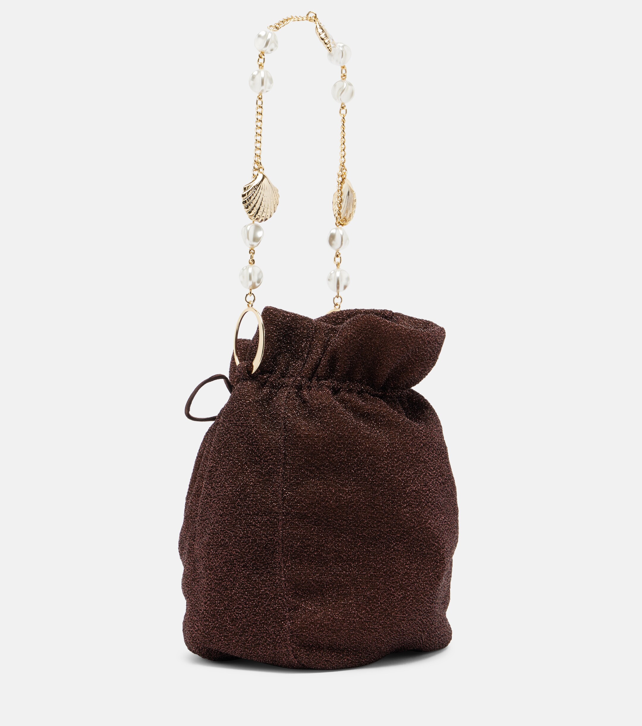 Oséree Lumière Small embellished bucket bag