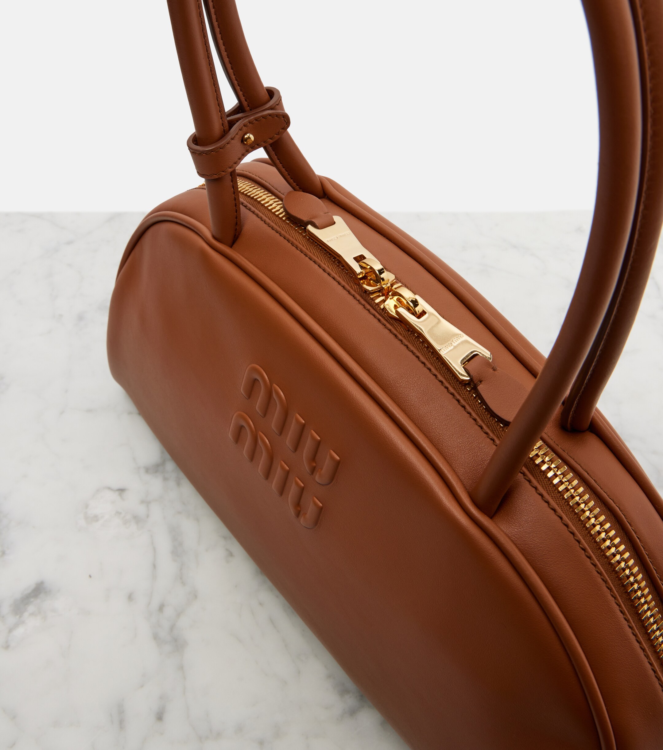 Miu Miu Beau Large leather shoulder bag