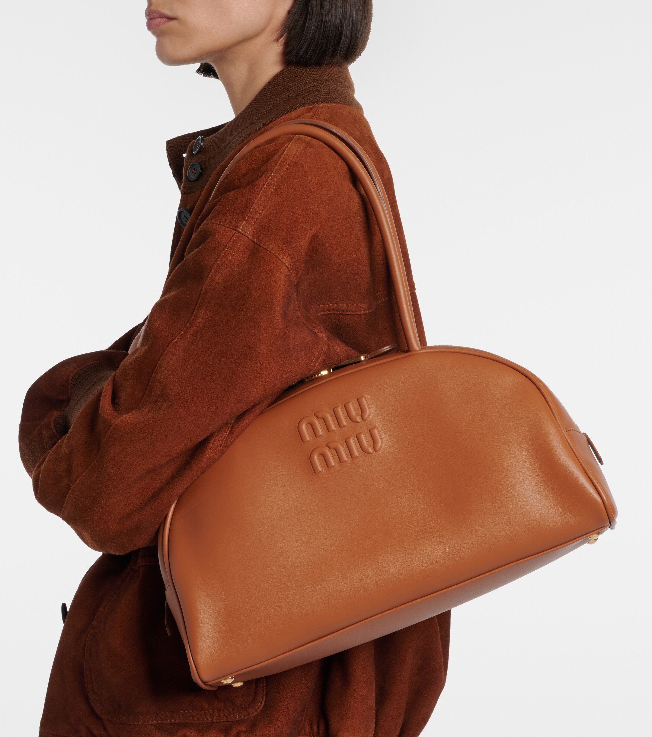 Miu Miu Beau Large leather shoulder bag