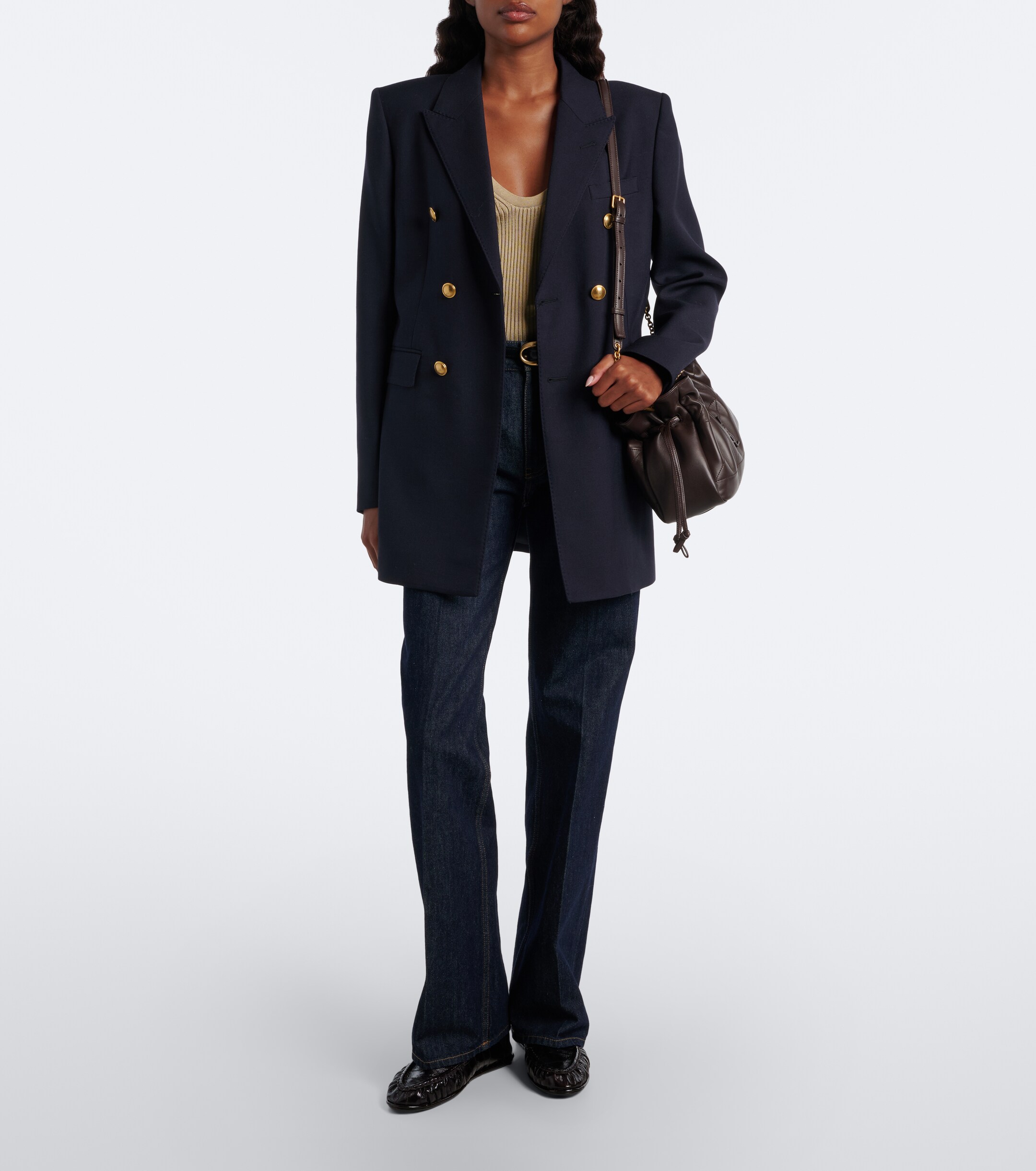 Saint Laurent Jamie Small leather shoulder bag