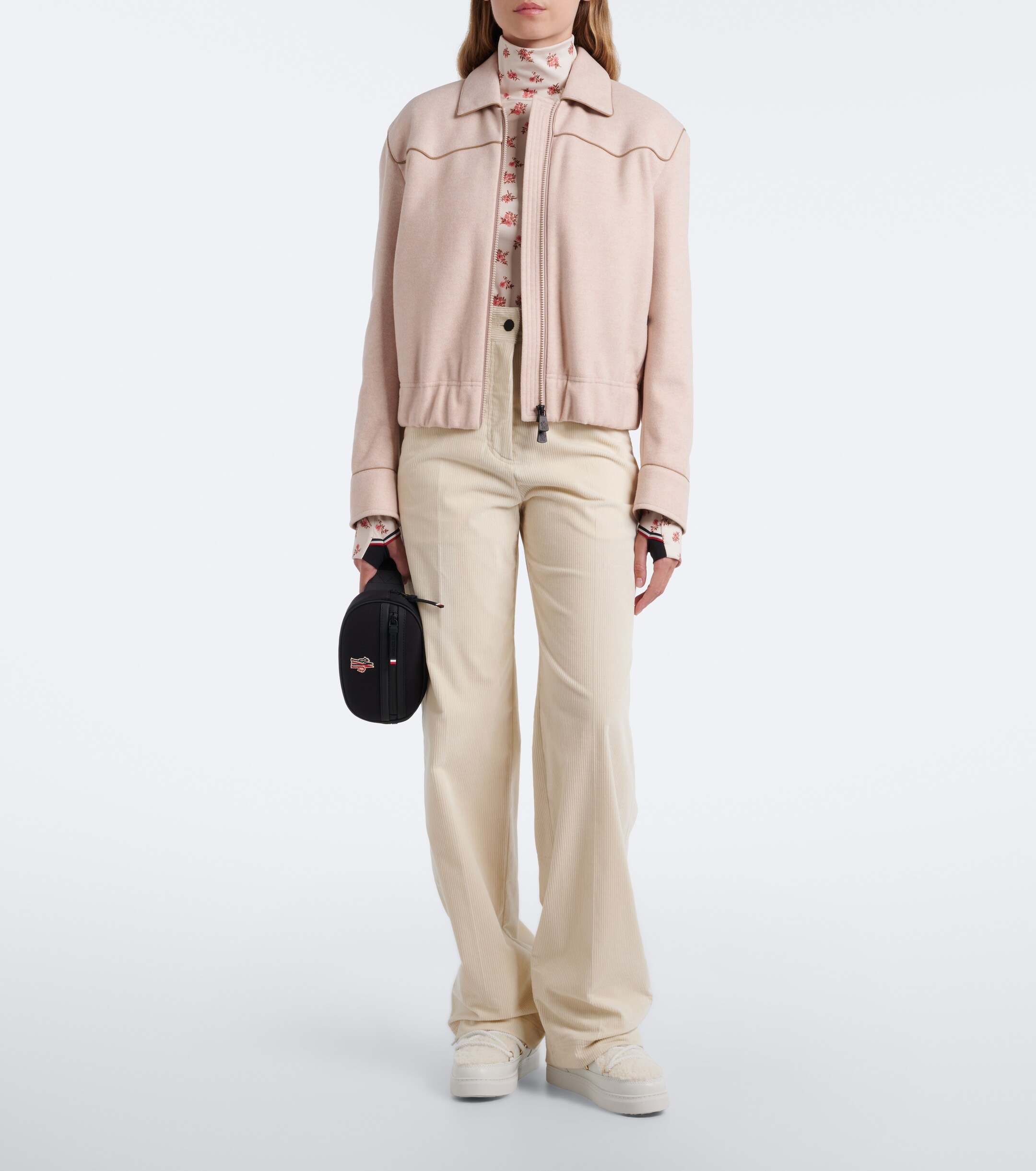 MONCLER GRENOBLE Moncler Grenoble Cotton corduroy wide-leg pants