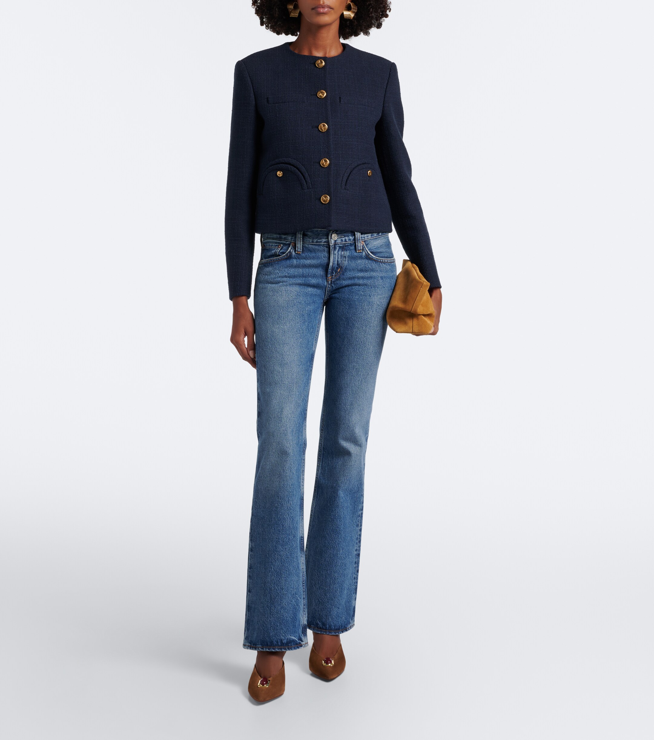 Veronica Beard Veronica Beard Rochelle embellished suede mules