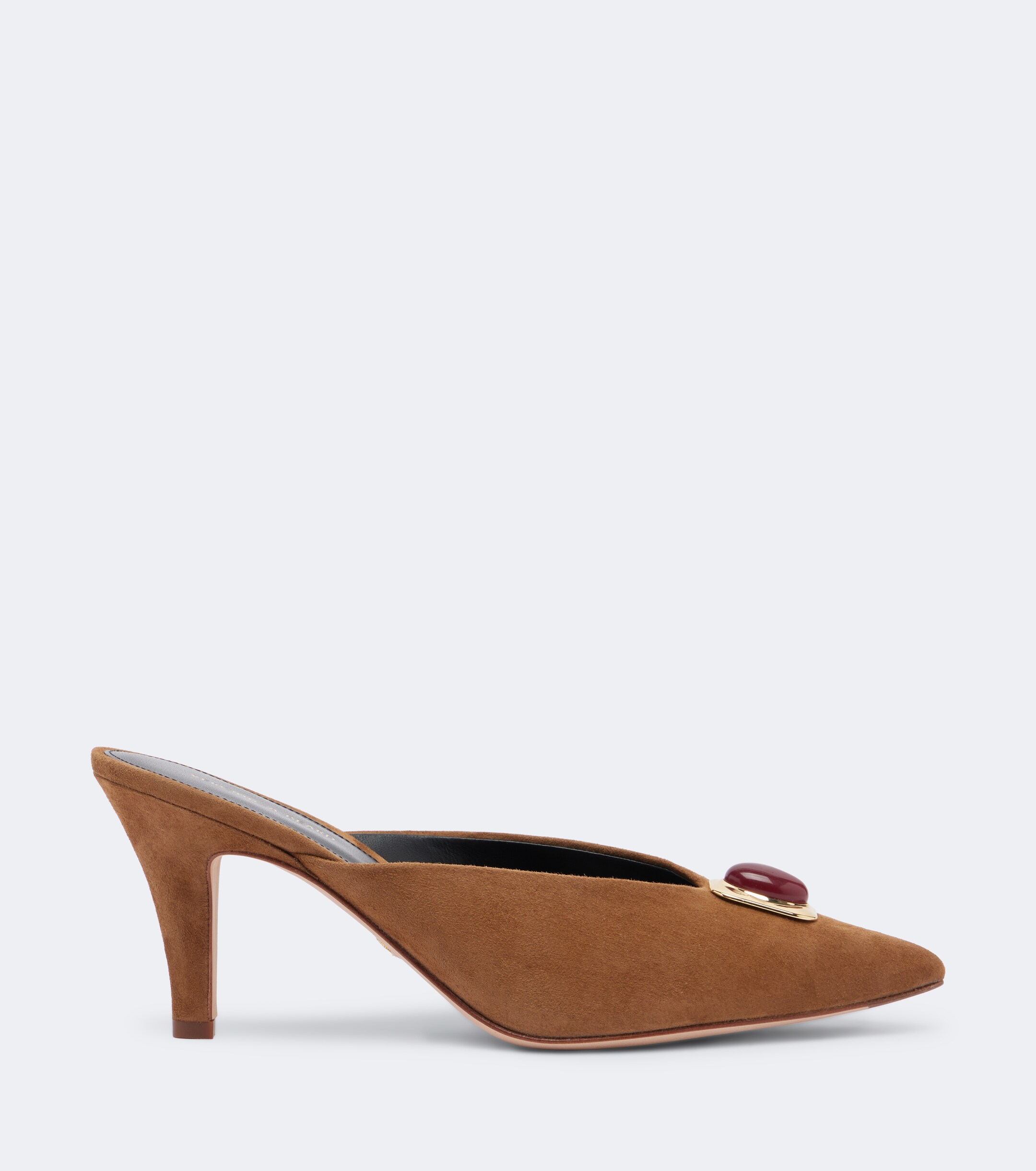 Veronica Beard Veronica Beard Rochelle embellished suede mules