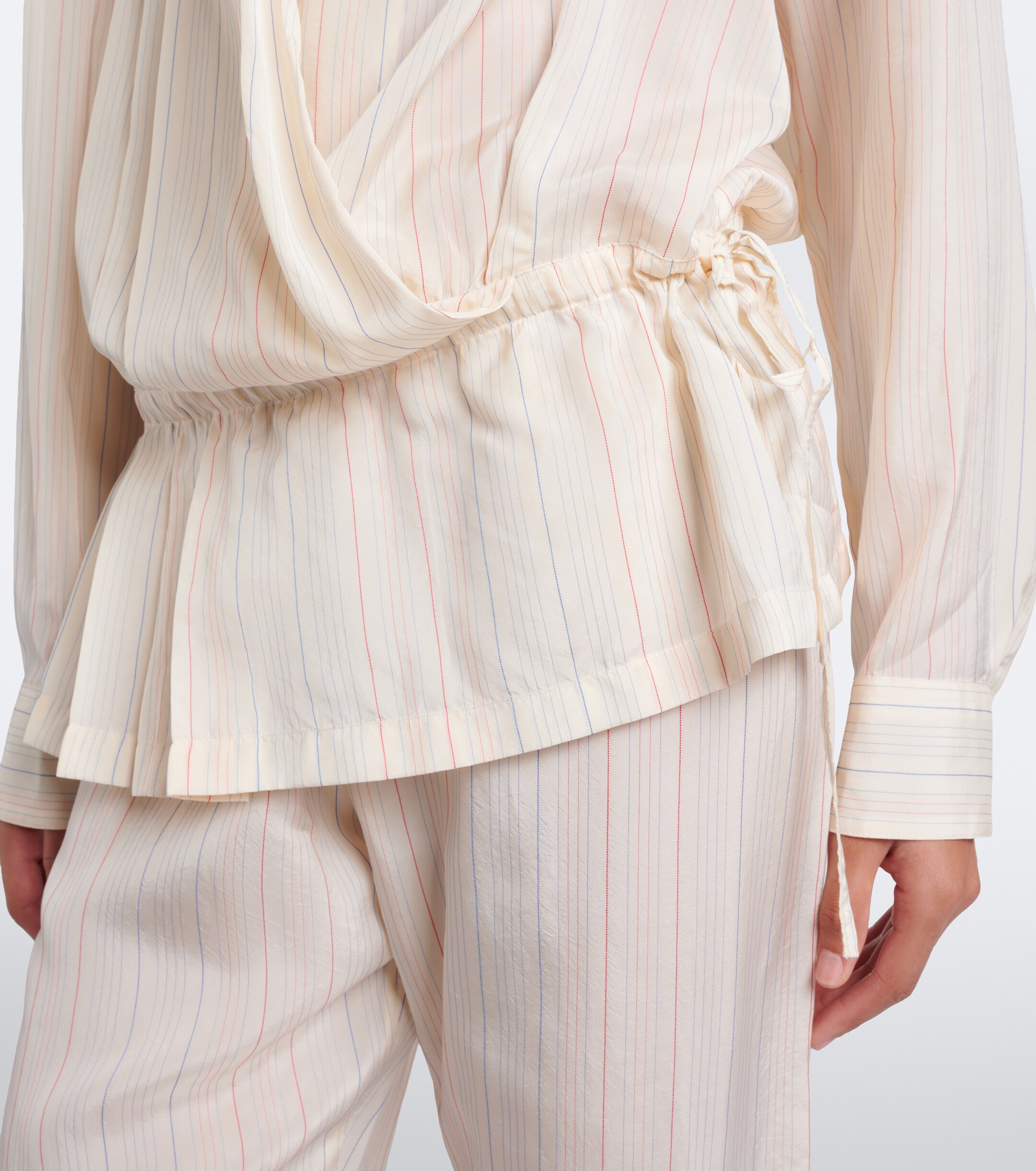 Dries Van Noten Dries Van Noten Striped wrap top