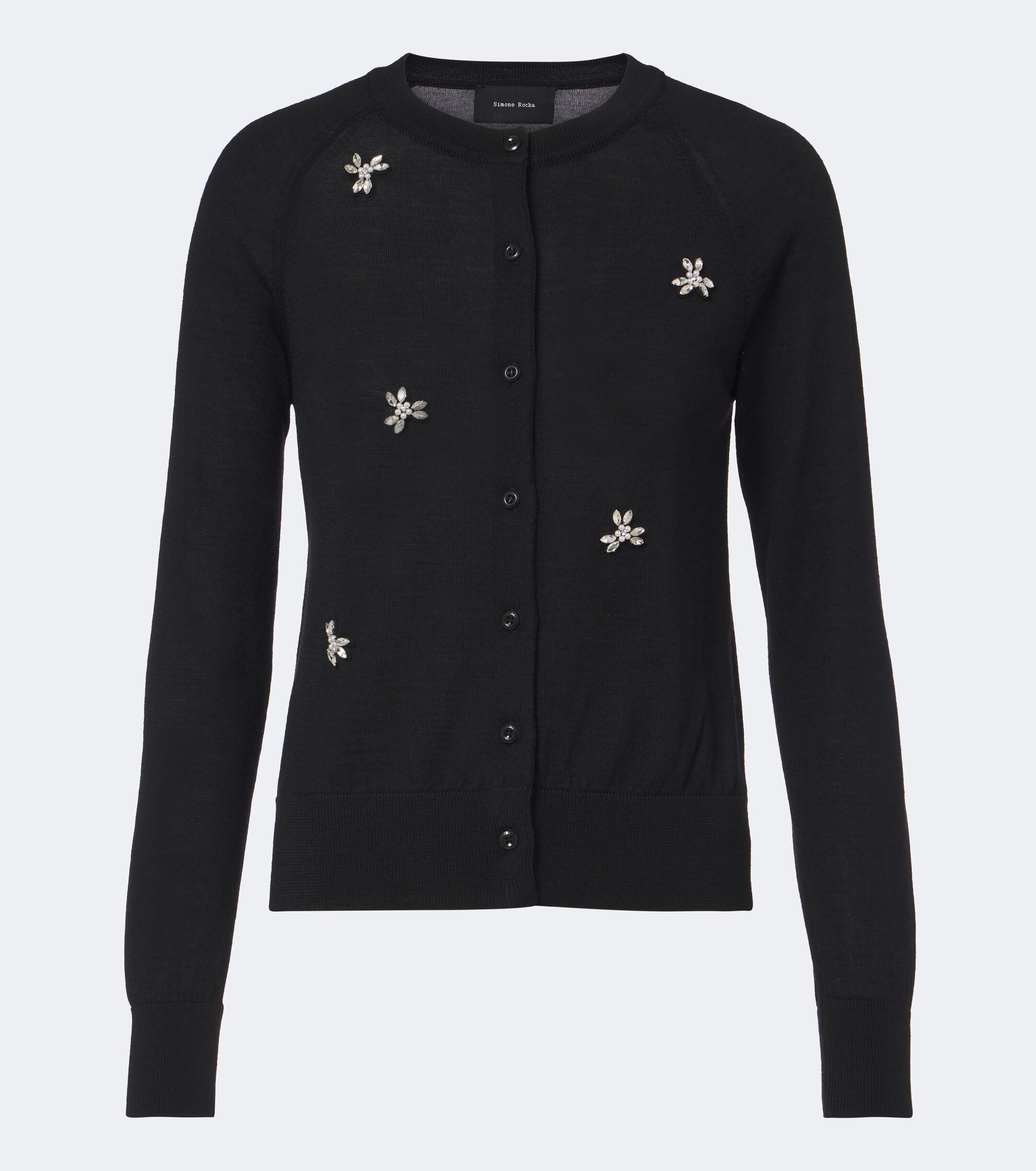 Simone Rocha Simone Rocha Embellished wool and silk cardigan