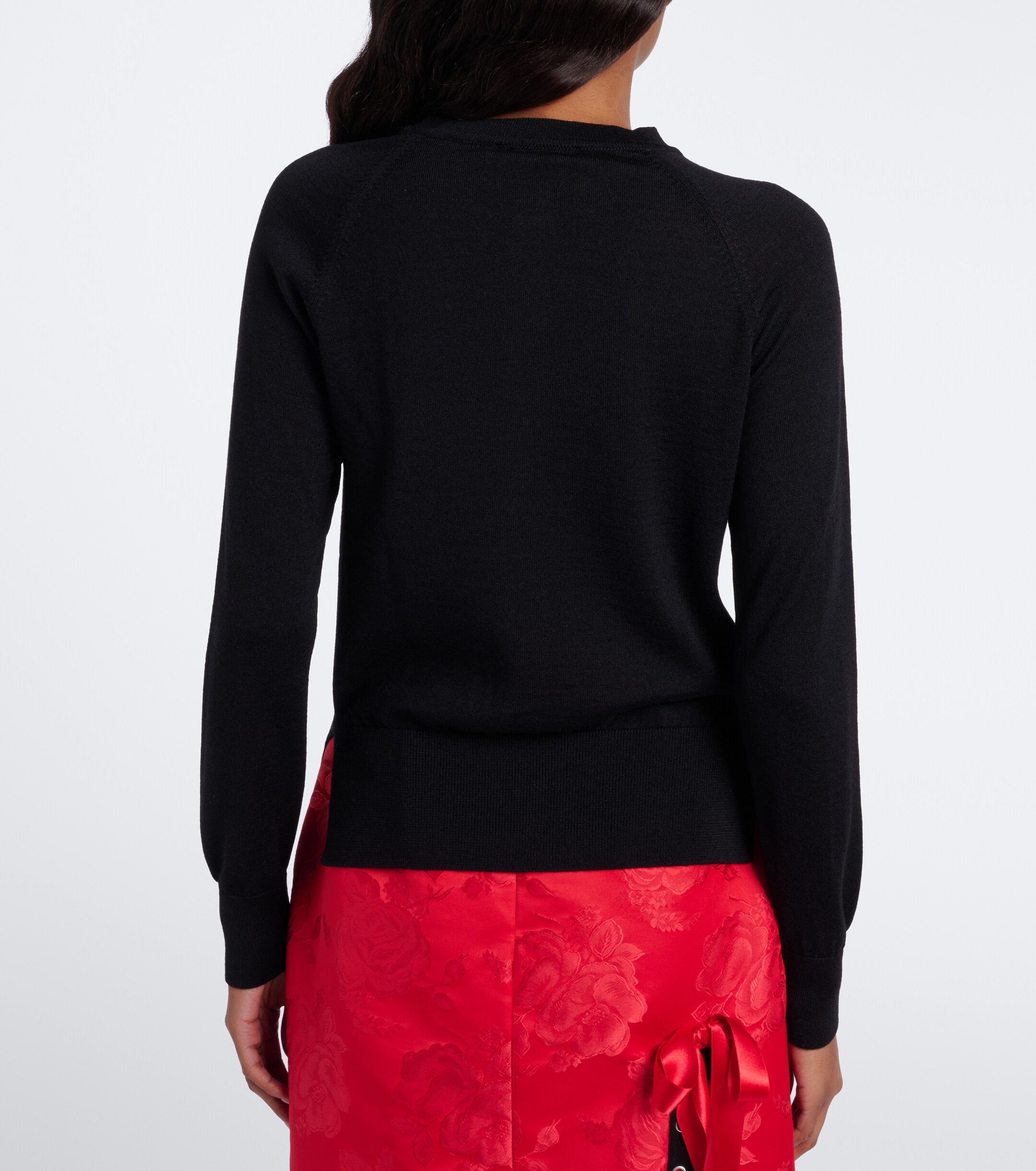 Simone Rocha Simone Rocha Embellished wool and silk cardigan