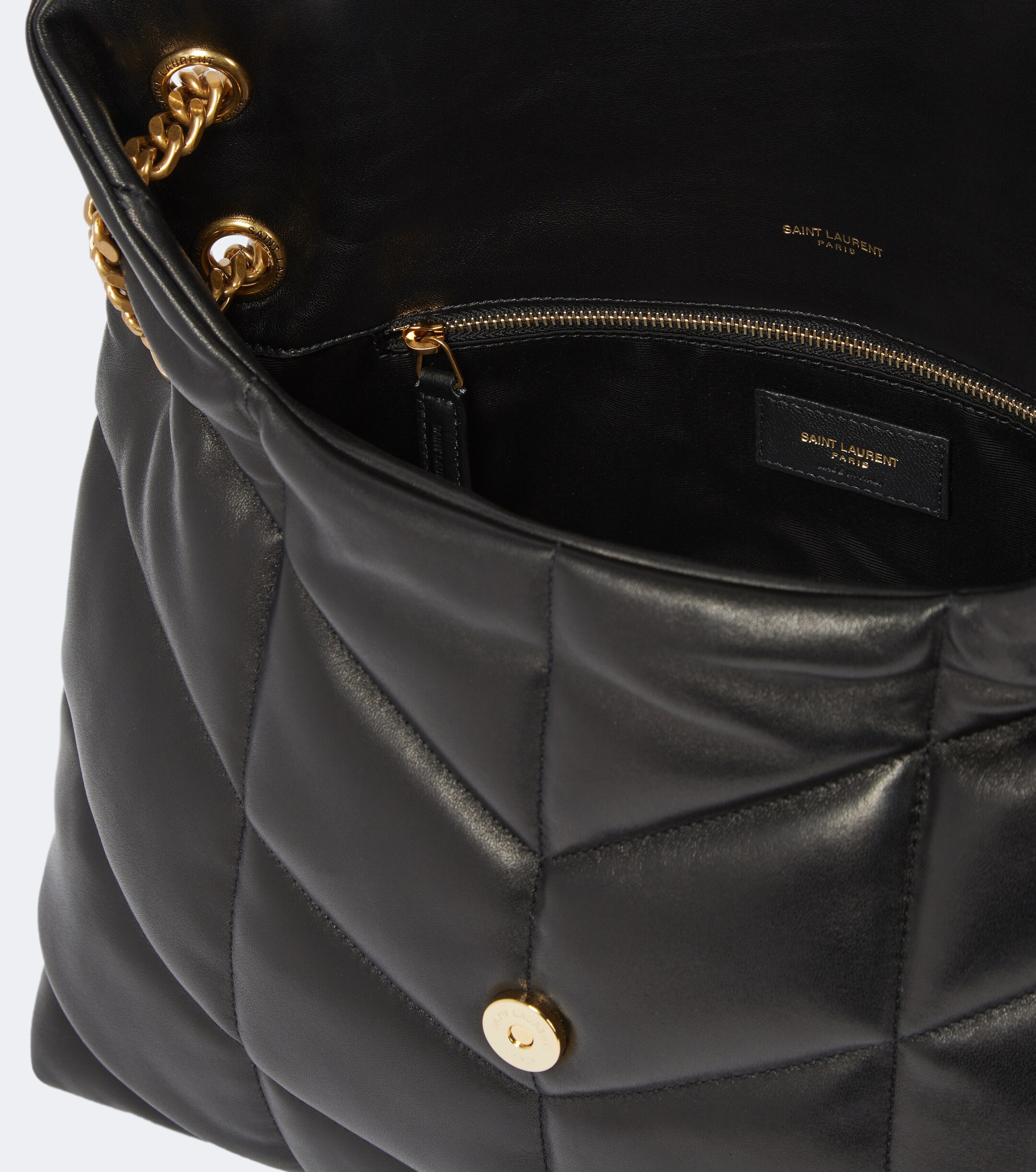 Saint Laurent Puffer Medium leather shoulder bag