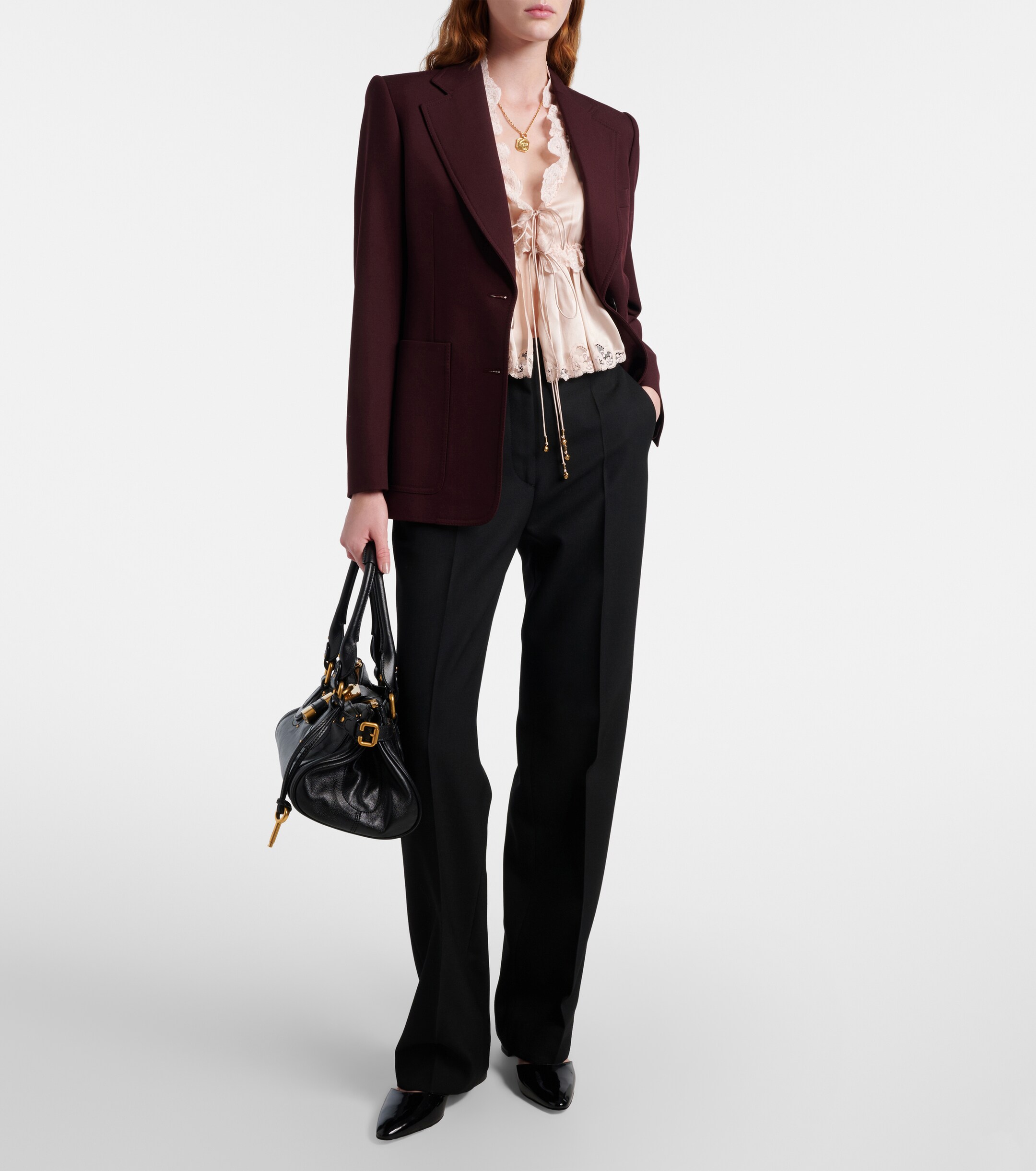 MANOLO BLAHNIK Aspro 30 patent leather slingback pumps