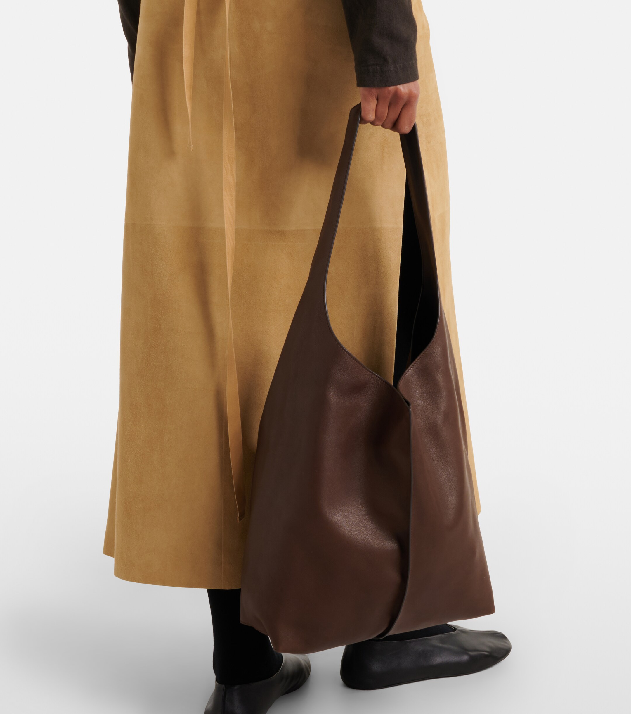 The Row Bindle Medium leather shoulder bag