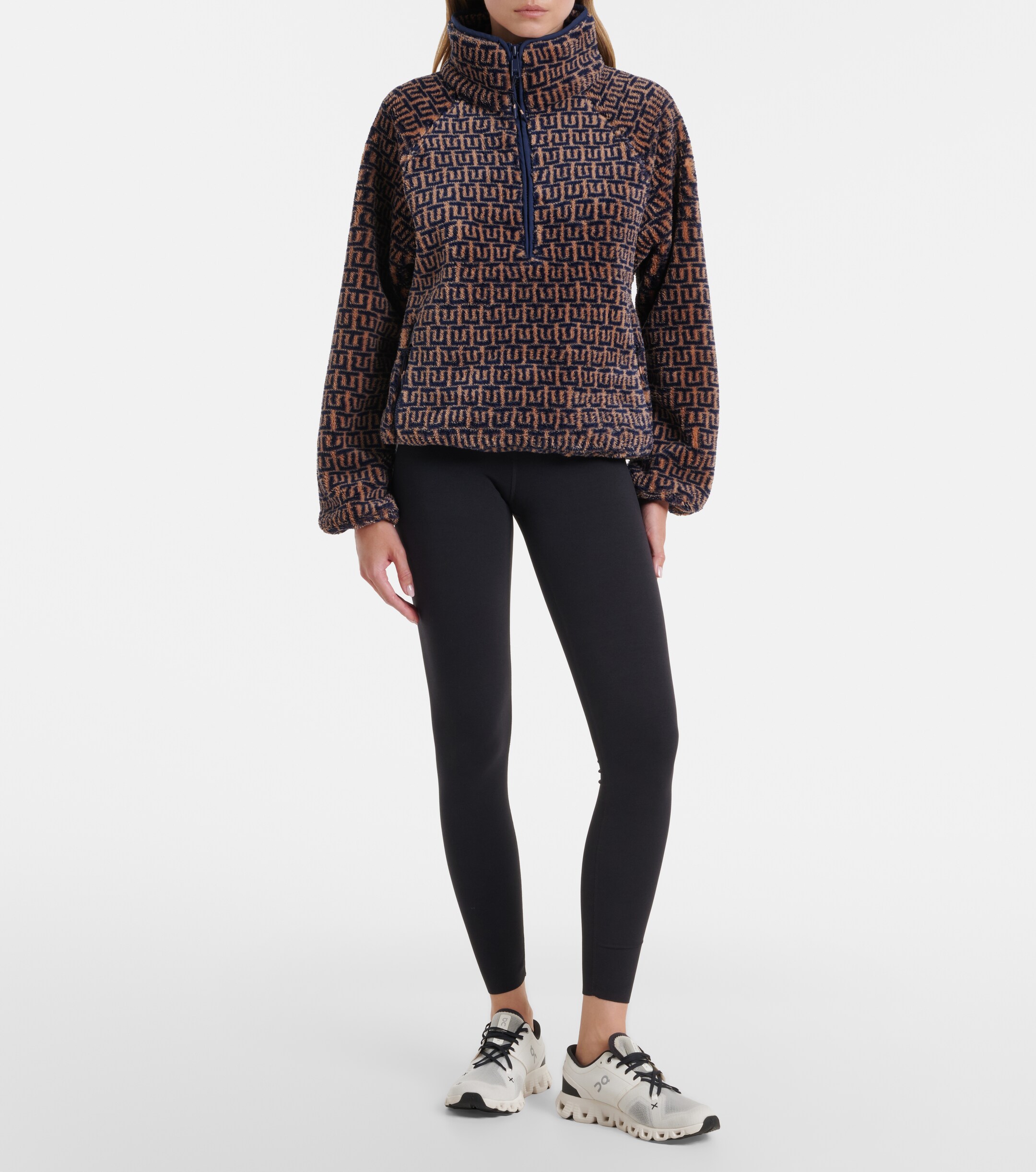 The Upside The Upside Castilla Harlow fleece half-zip sweatshirt