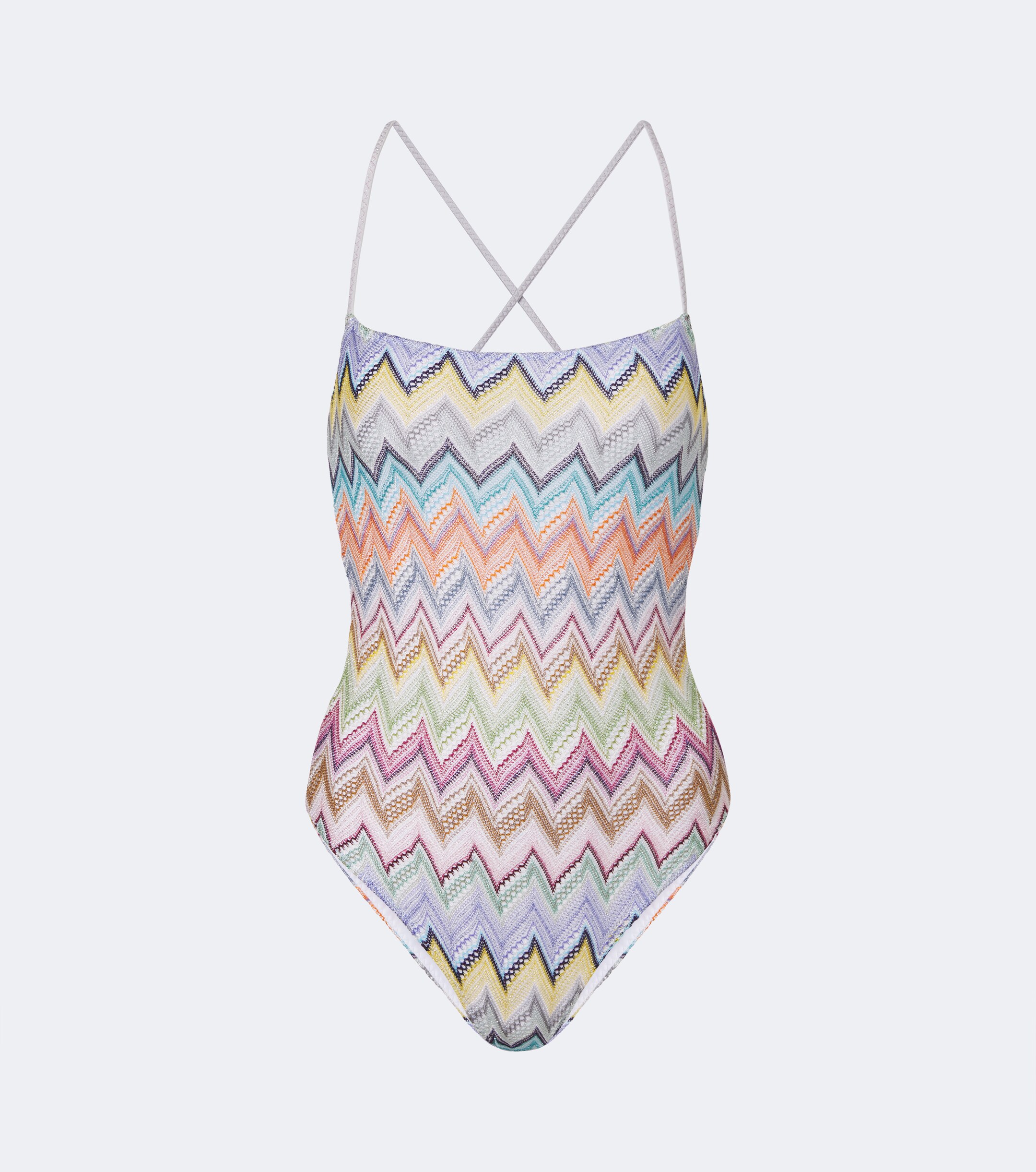 Missoni Missoni Zigzag lamé swimsuit