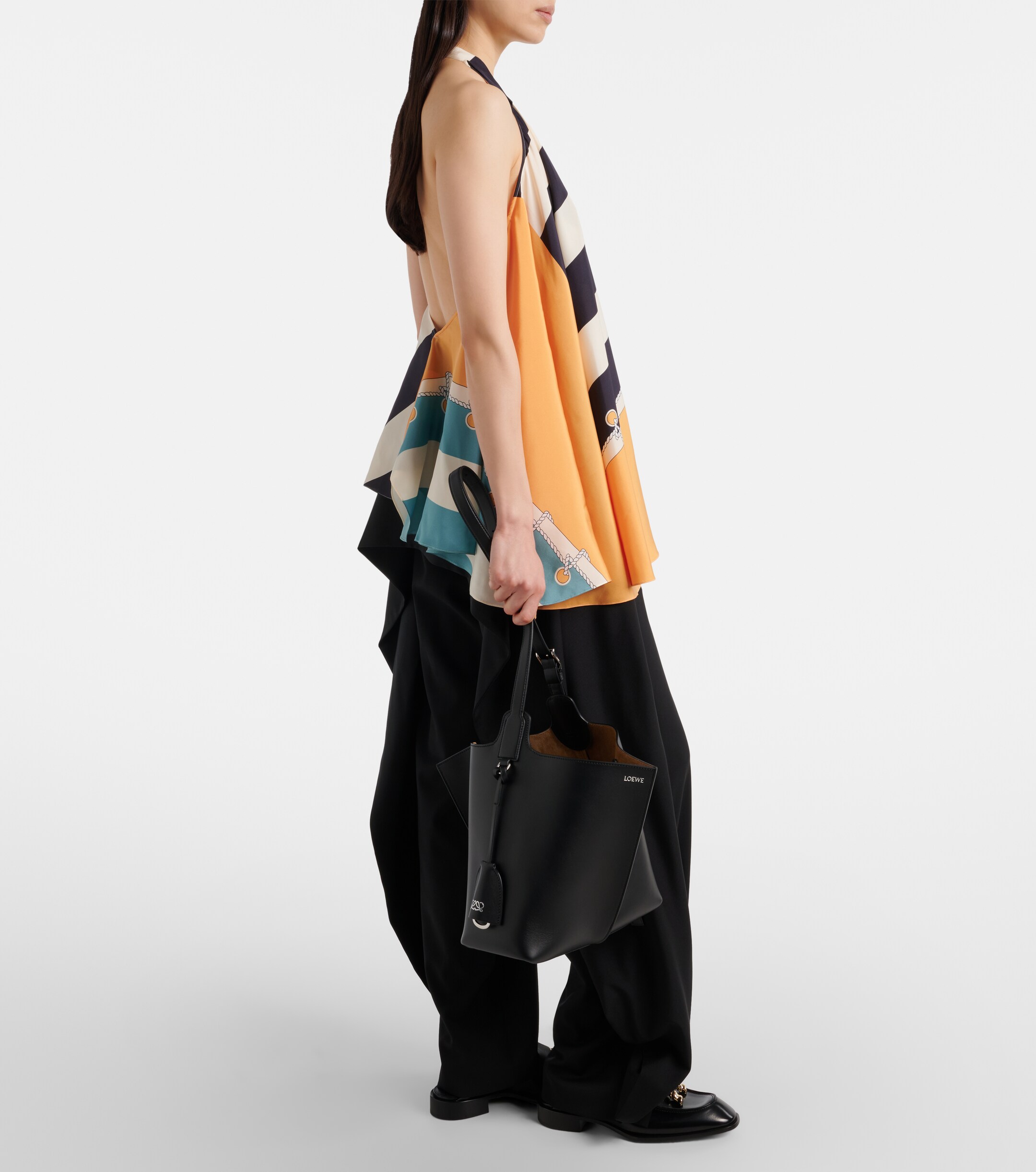 Loewe Bilbao Medium leather tote bag