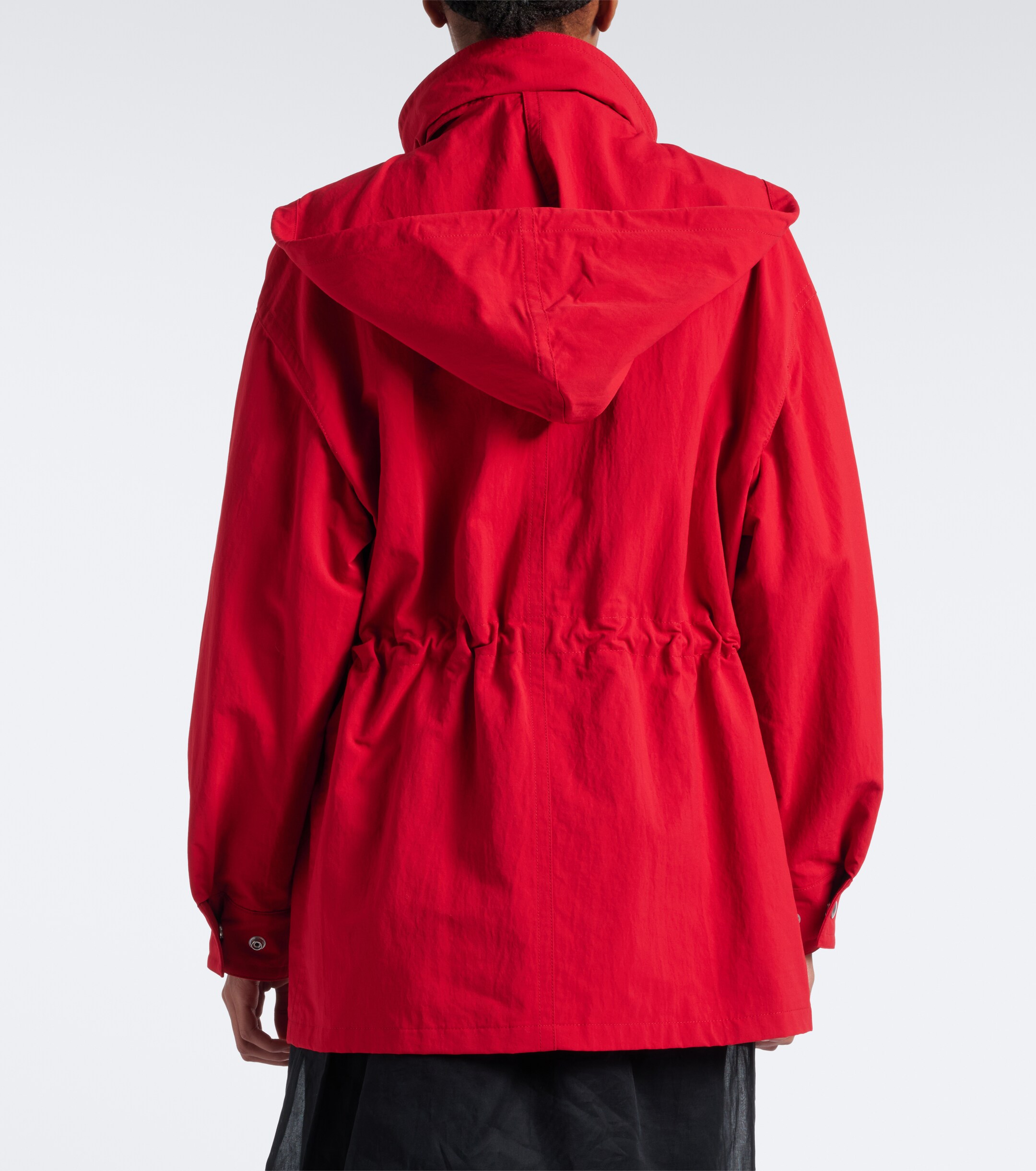 Prada Prada Shearling-trimmed technical parka