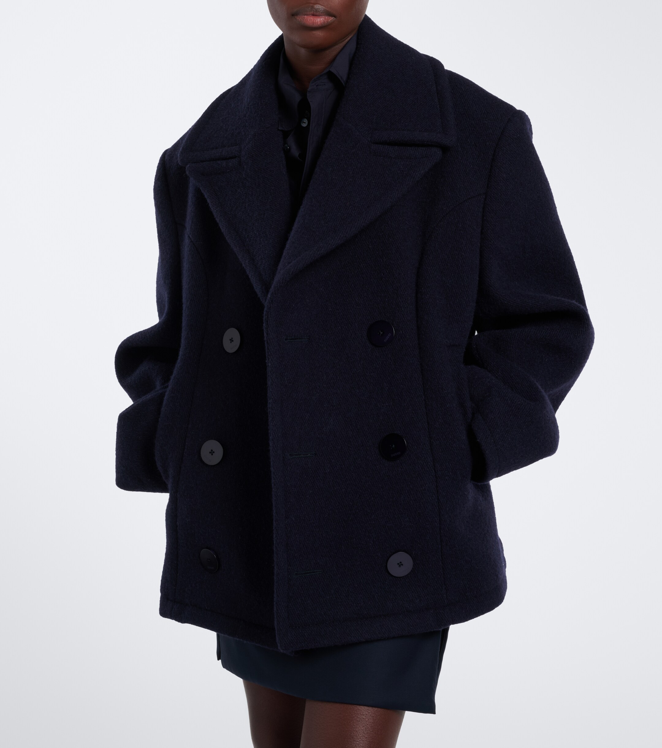 Gucci Gucci Double-breasted wool jacket
