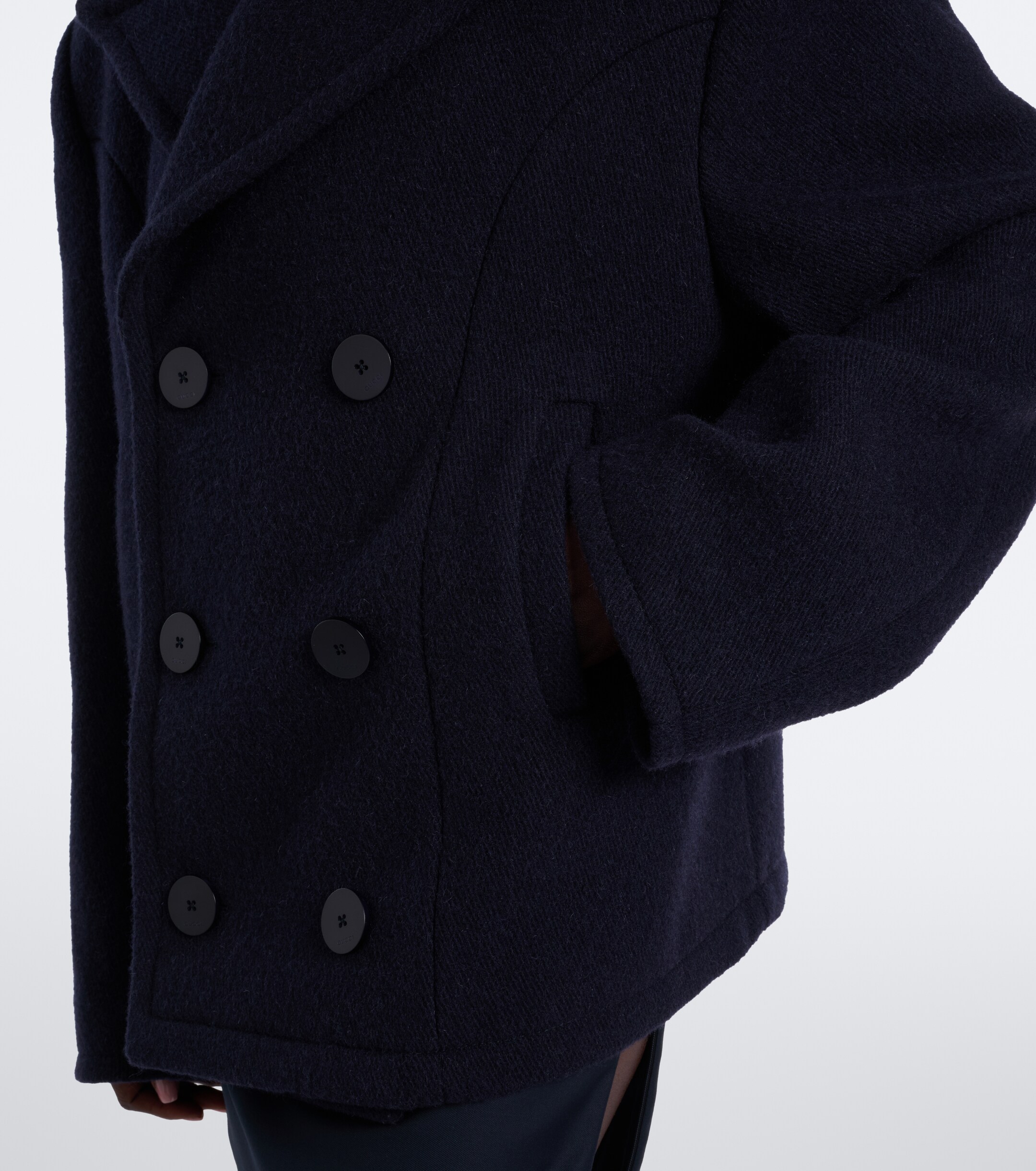Gucci Gucci Double-breasted wool jacket