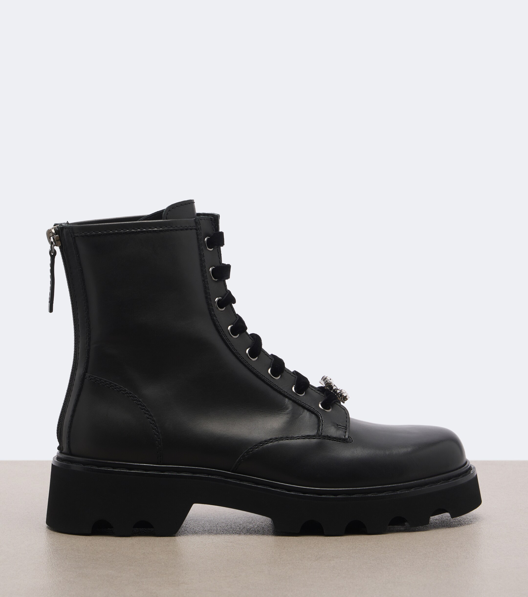 ROGER VIVIER Roger Vivier Viv' Rangers Truck leather lace-up boots